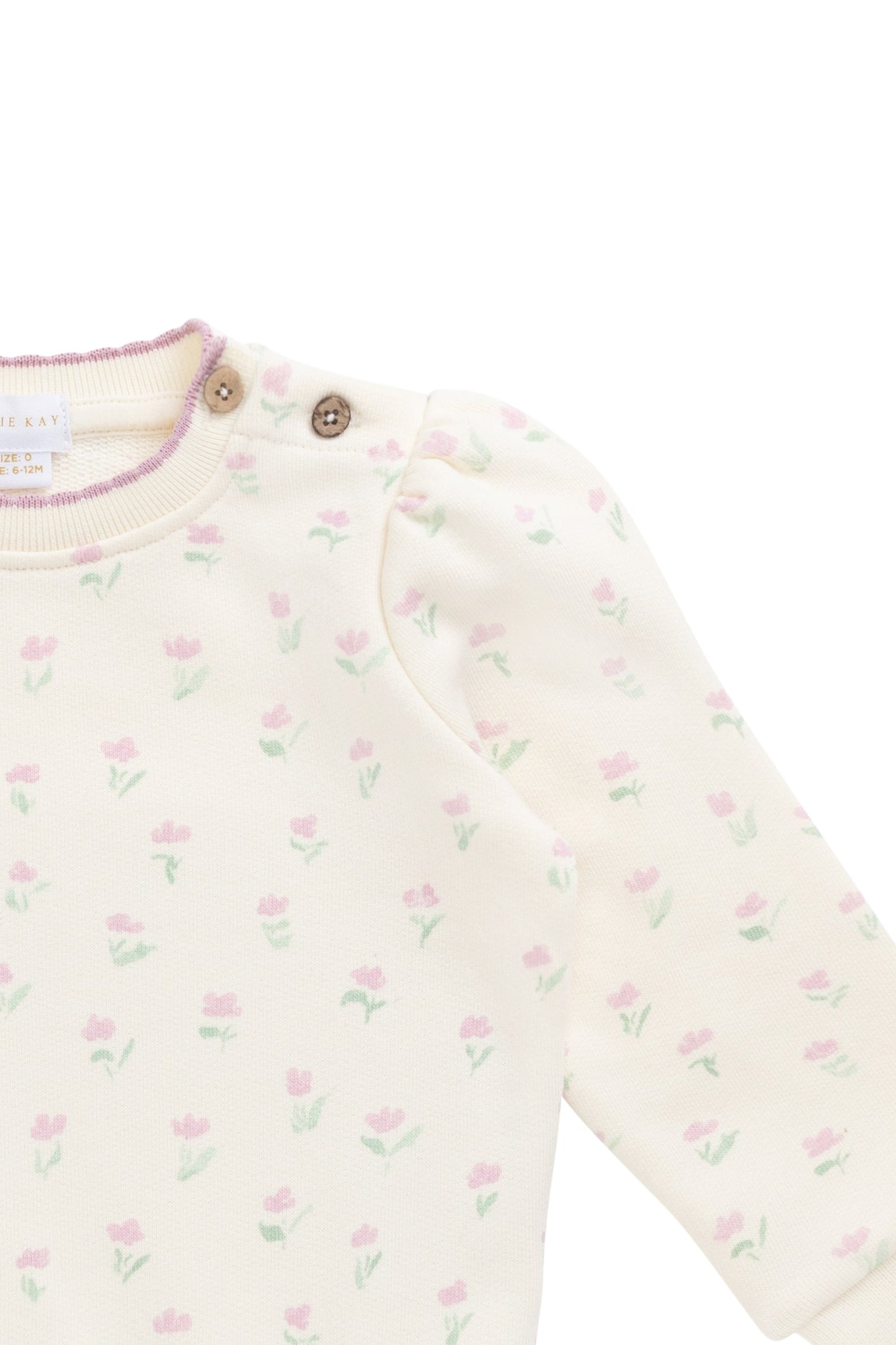 Organic Cotton Monroe Sweatshirt - Lila Pink