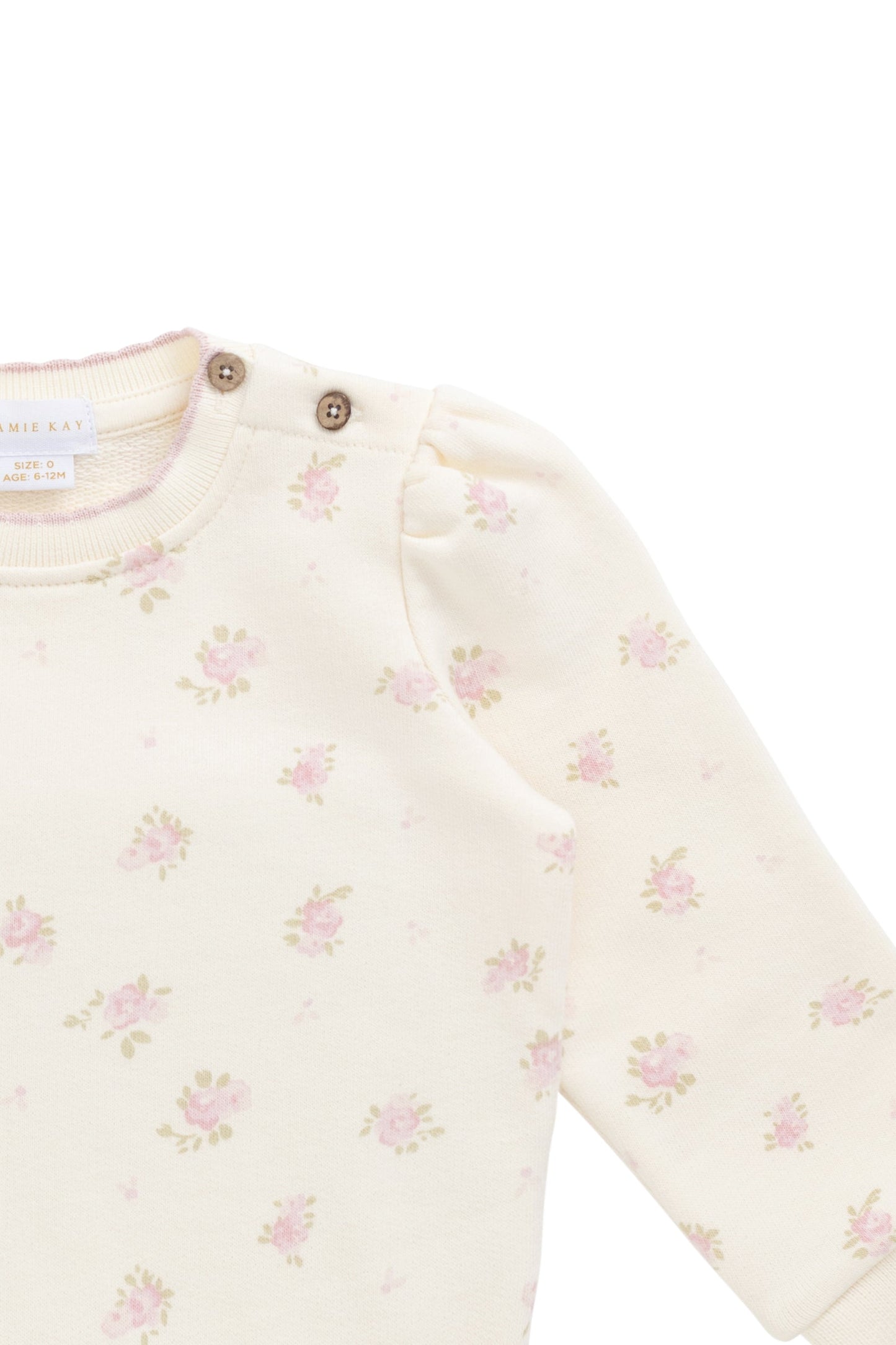 Organic Cotton Monroe Sweatshirt - Simone Egret