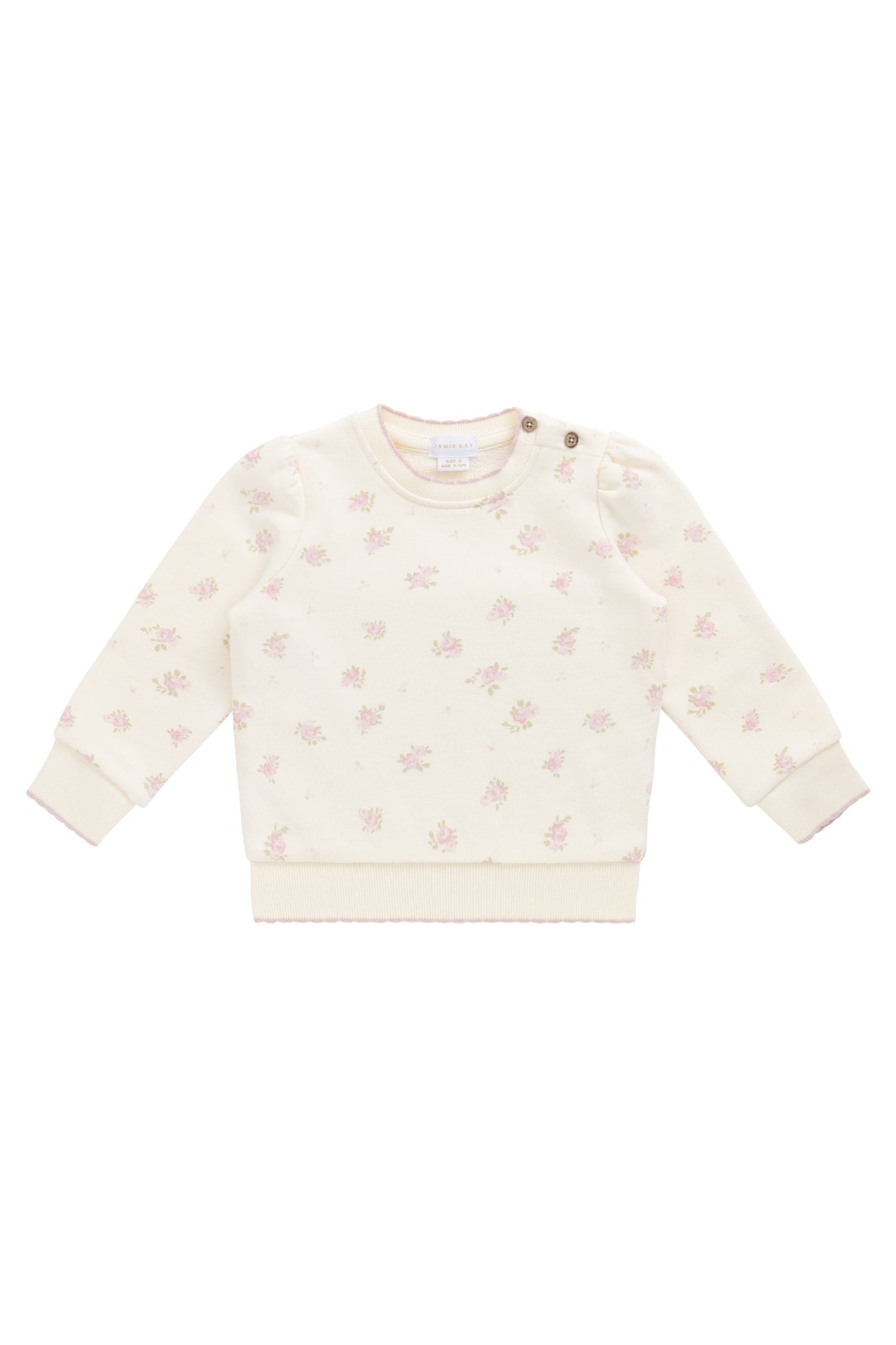 Organic Cotton Monroe Sweatshirt - Simone Egret