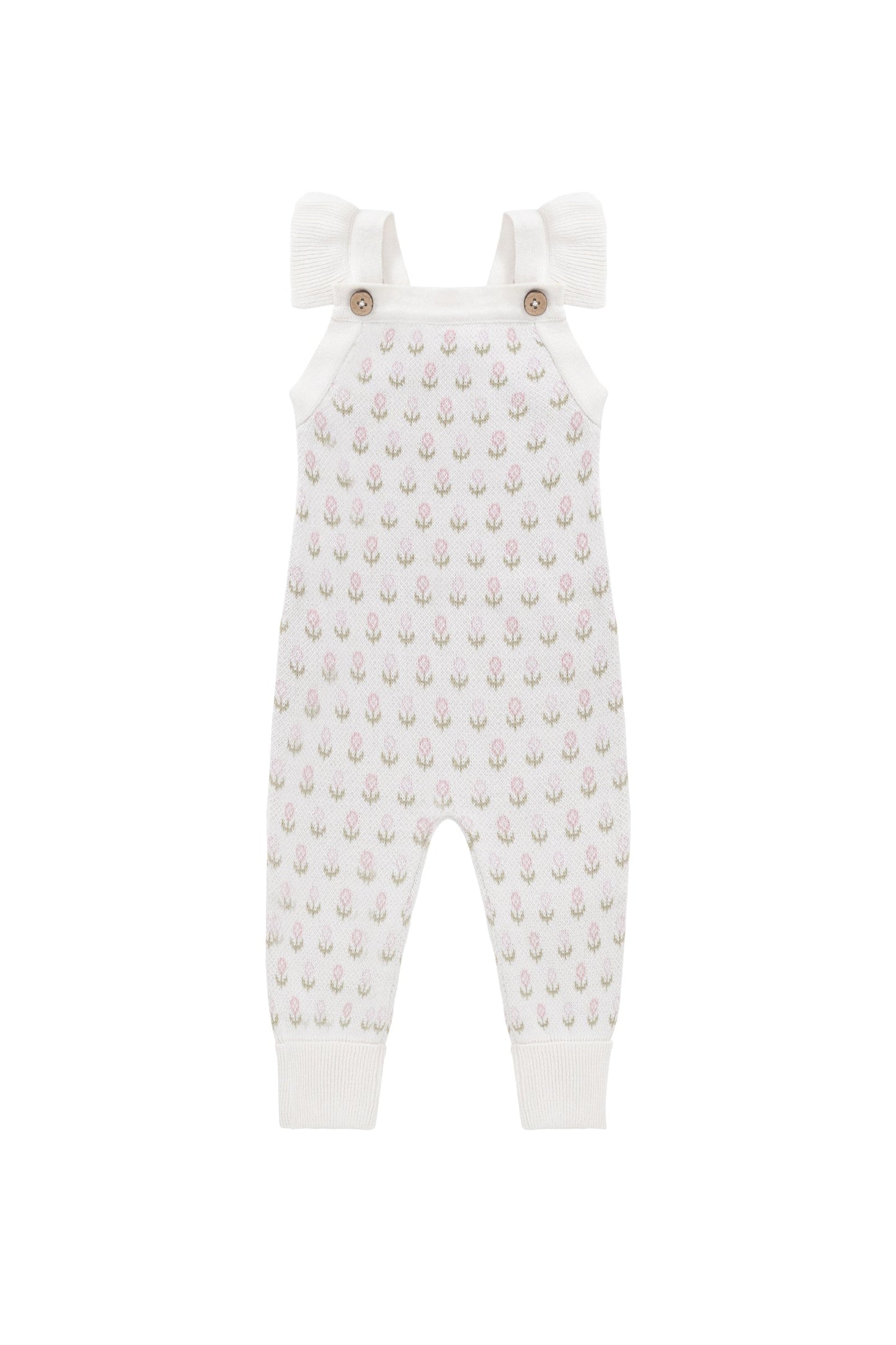 Savannah Onepiece - Olivia Jacquard Slightly Pink