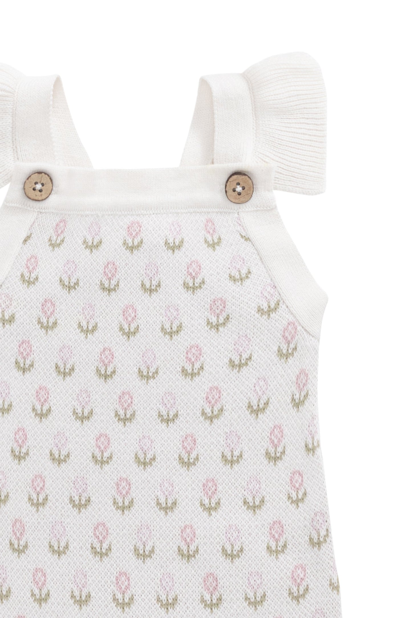 Savannah Onepiece - Olivia Jacquard Slightly Pink