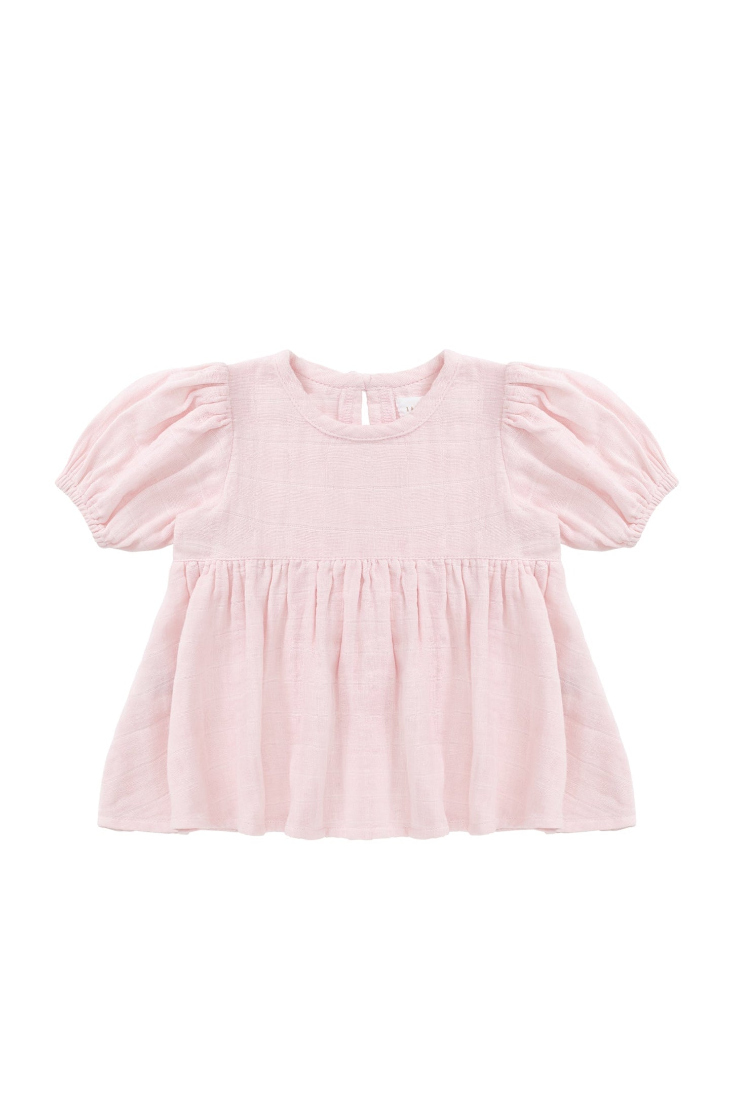 Organic Cotton Muslin Elodie Top - Poppy