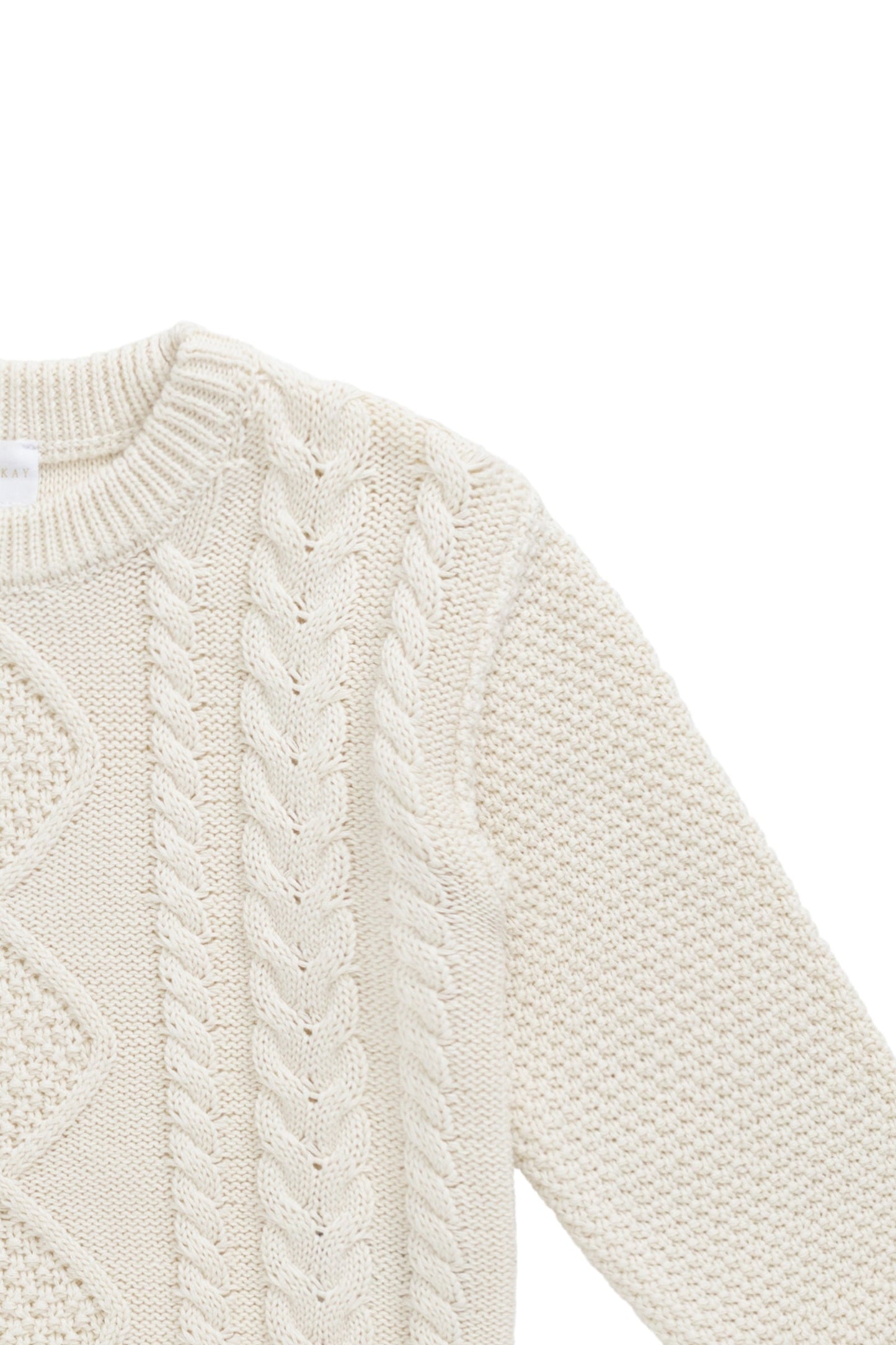 Adam Knit Jumper - Cloud