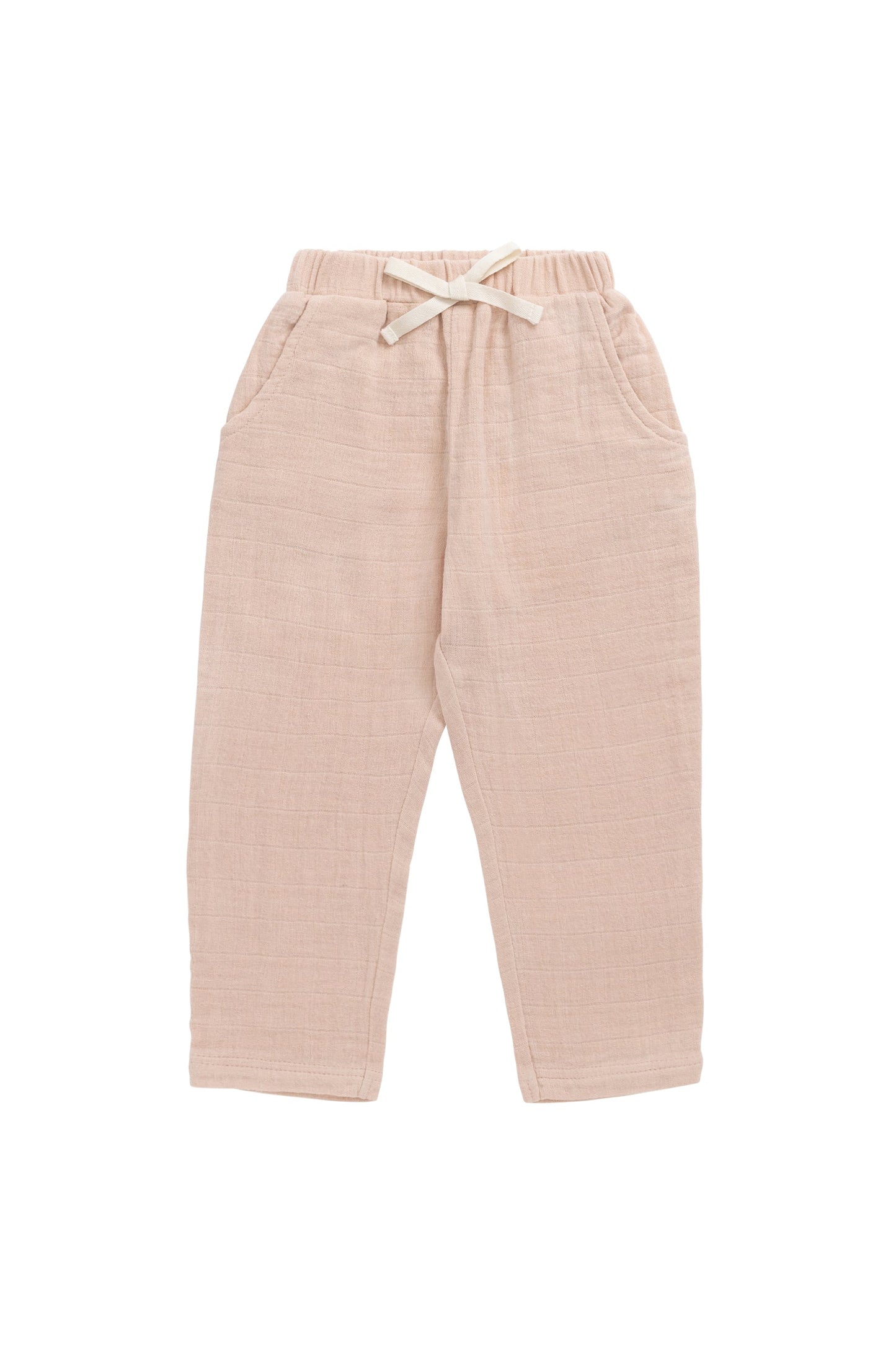 Organic Cotton Muslin Cordelia Pant - Chalky Pink