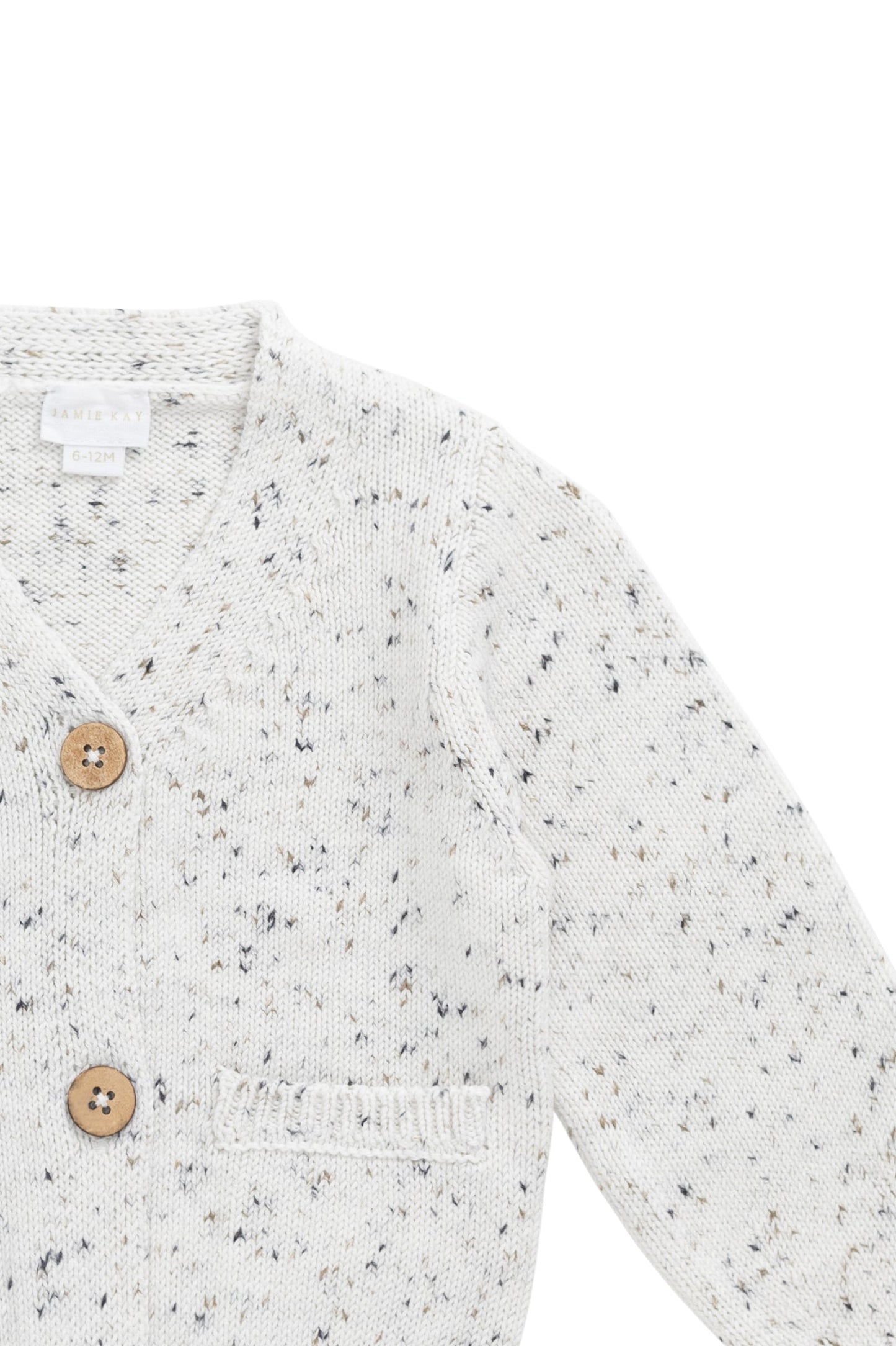 Freddie Cardigan - Oatmeal Atlantic Fleck