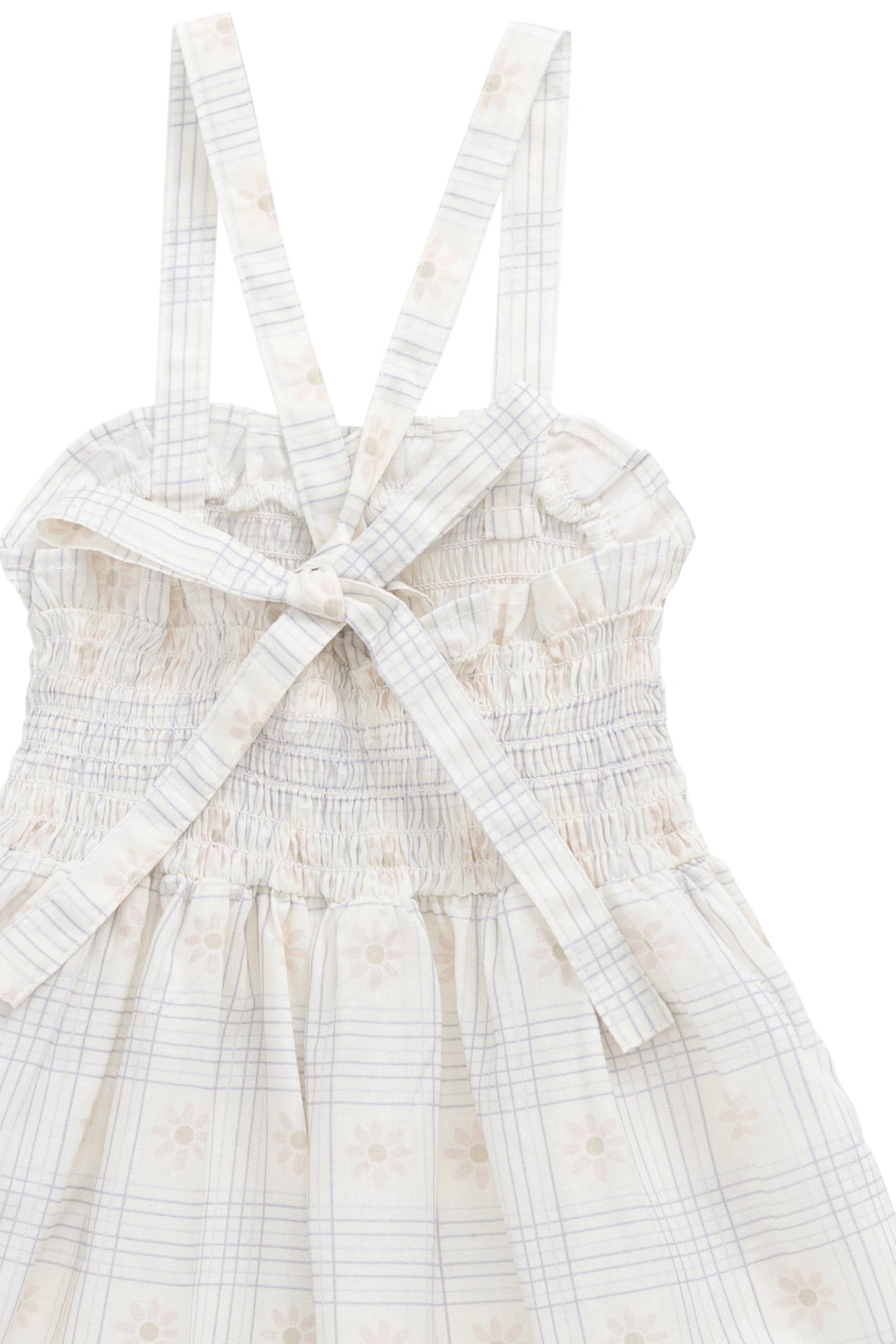 Organic Cotton Arabella Jumpsuit - Marguerite Egret