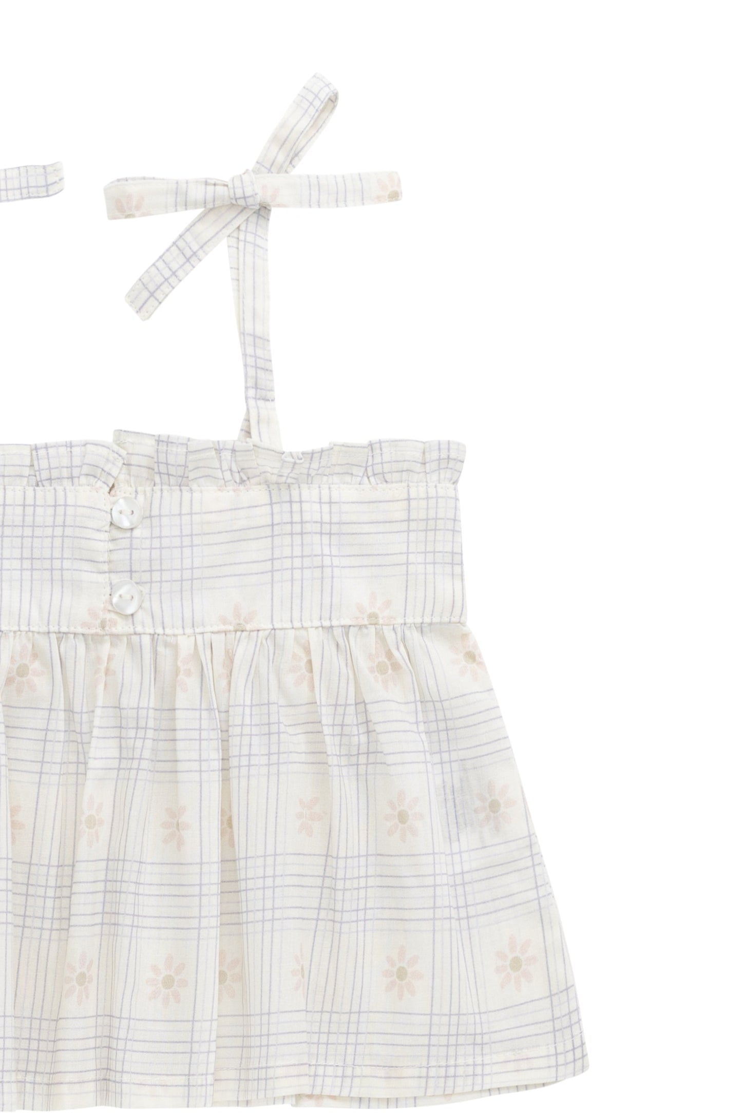 Organic Cotton Ariel Top - Marguerite Egret