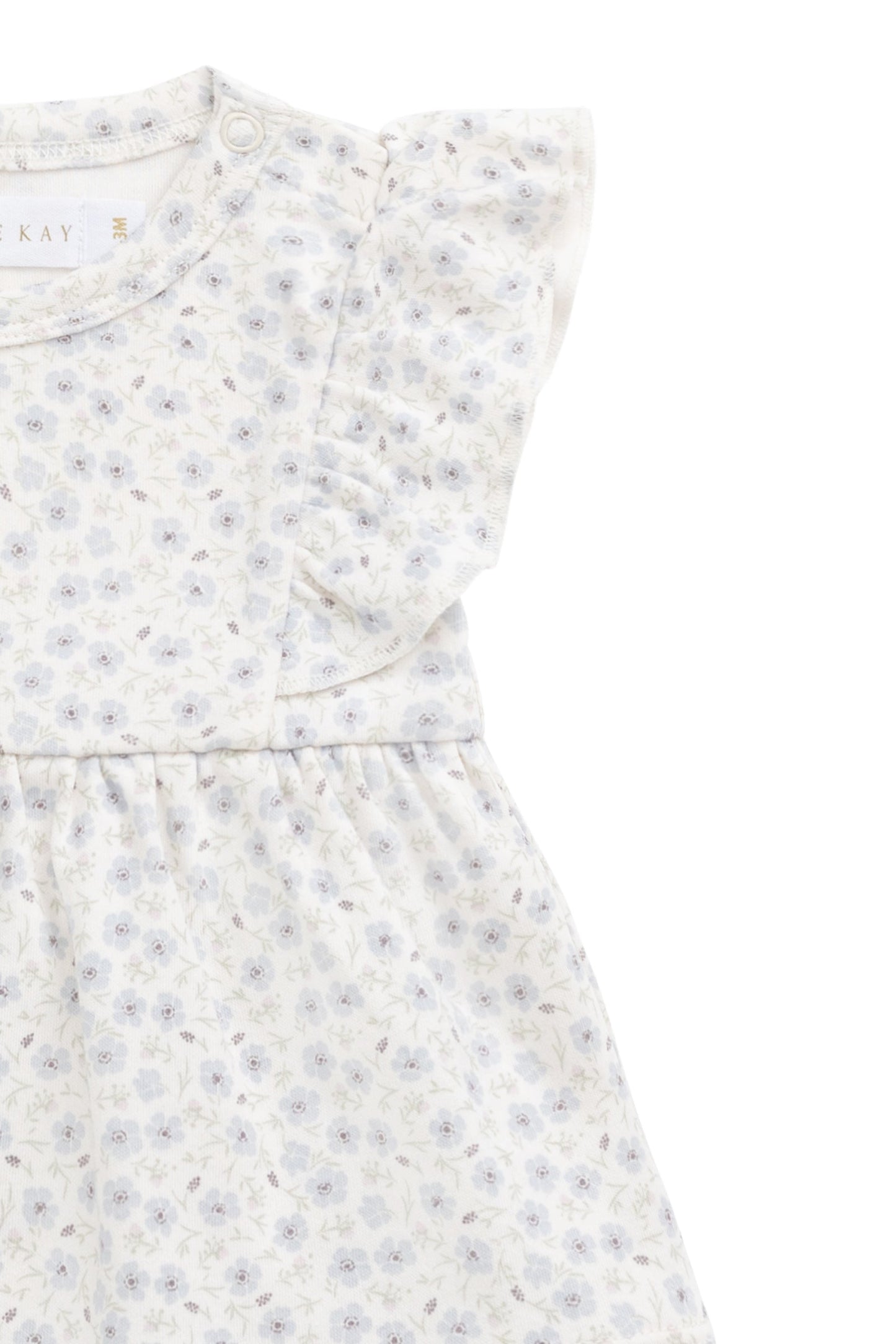 Organic Cotton Elianna Playsuit - Penelope Evening Haze
