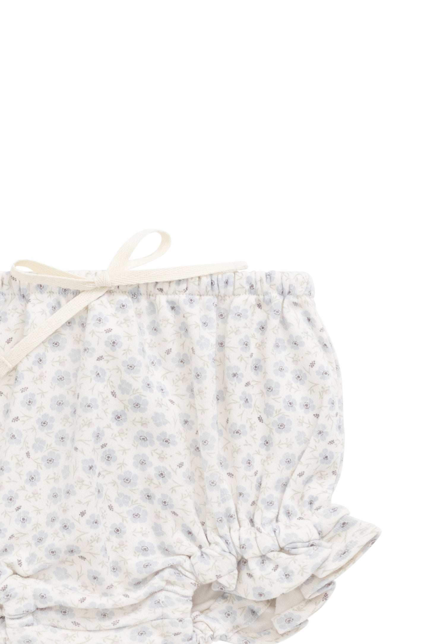 Organic Cotton Frill Bloomer - Penelope Evening Haze