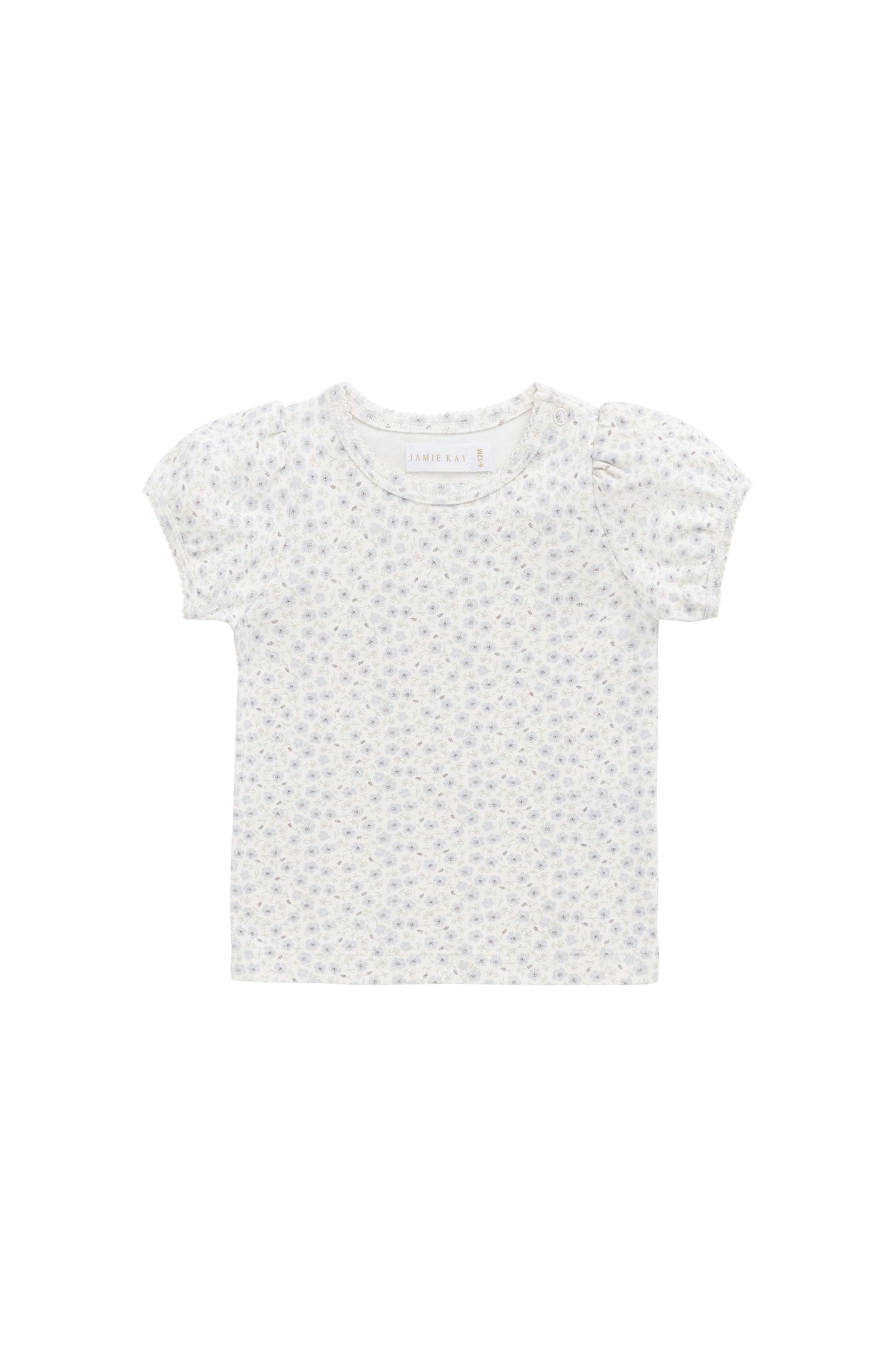 Organic Cotton Prarie Top - Penelope Evening Haze