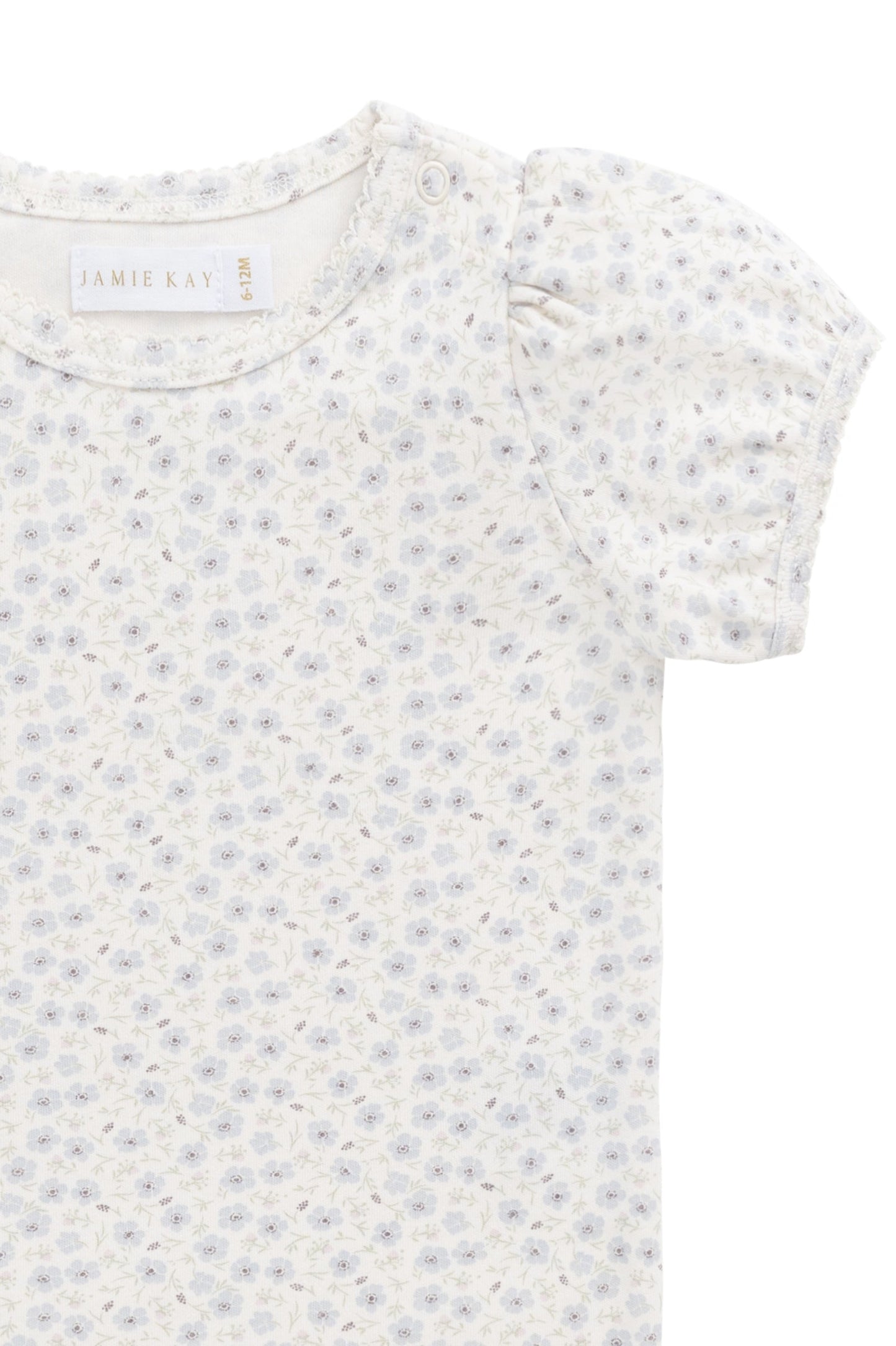 Organic Cotton Prarie Top - Penelope Evening Haze