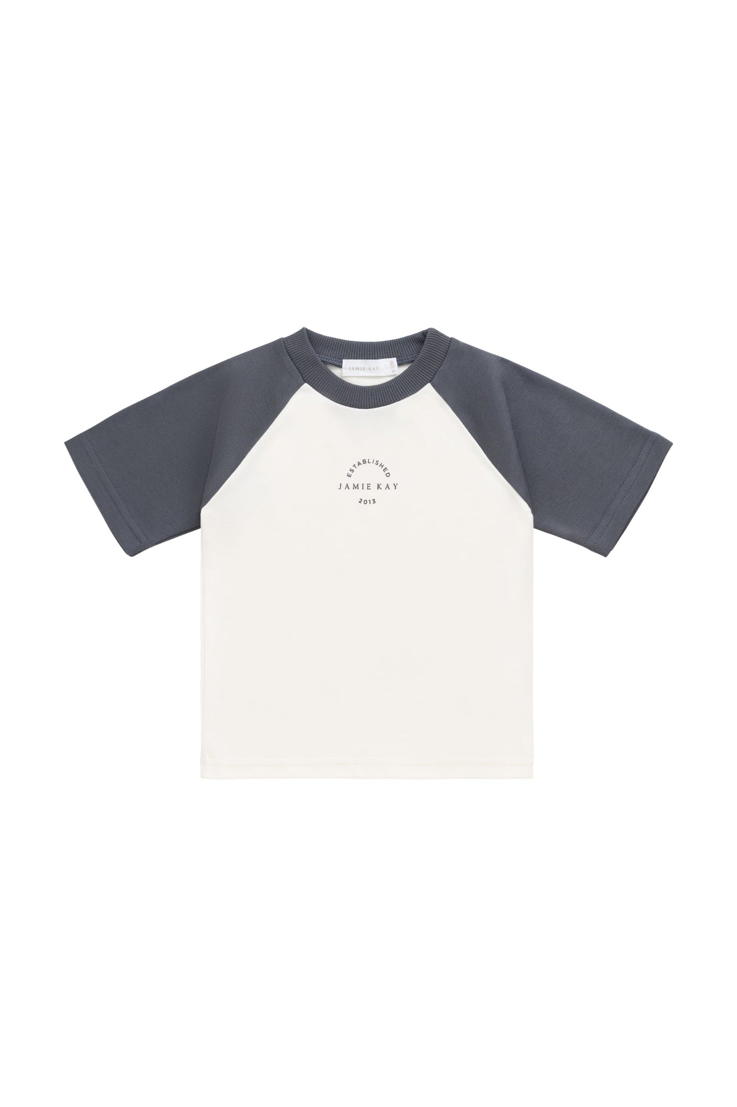 Pima Cotton Dax Tee - Tofu/Atlantic JK Established