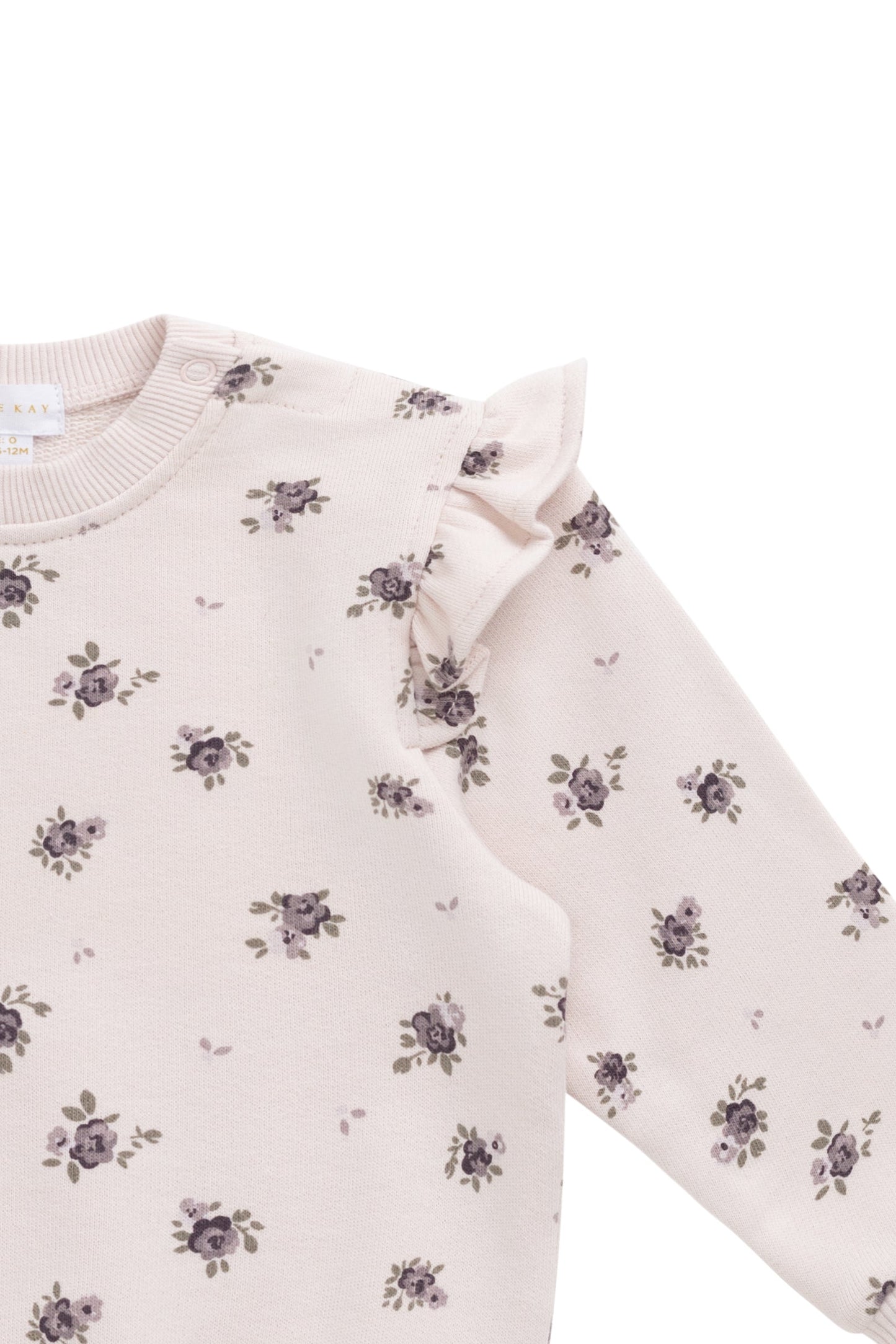 Organic Cotton Lilith Sweatshirt - Simone Sheer Pink