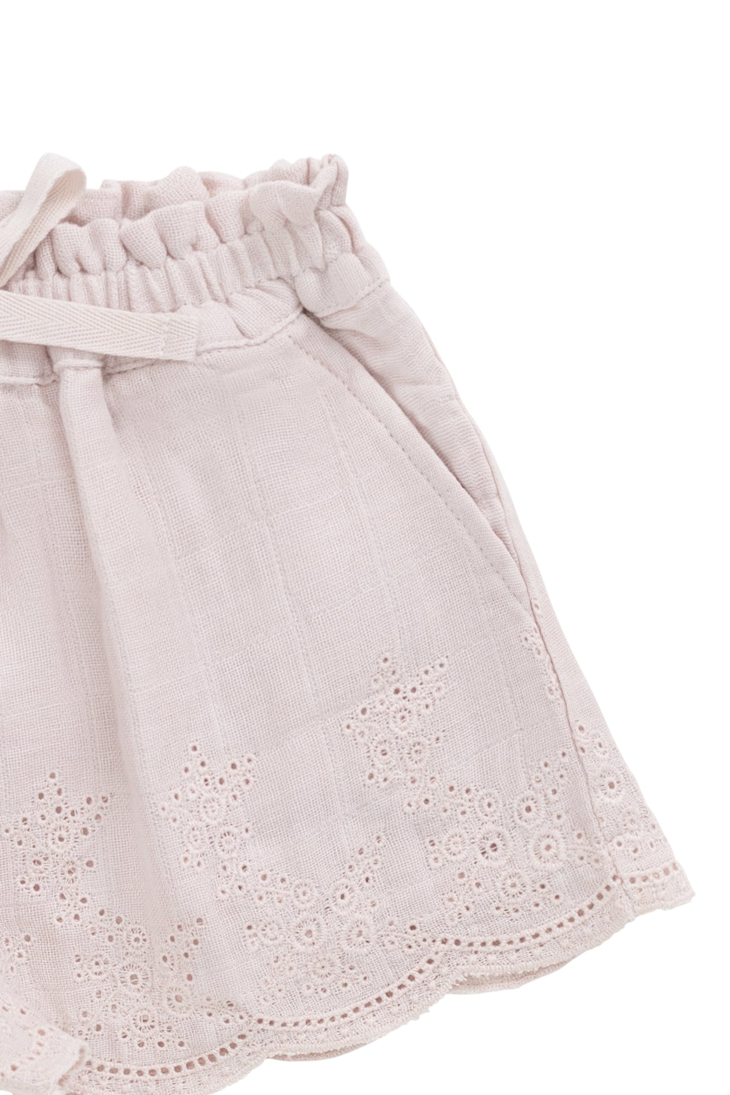 Organic Cotton Muslin Anja Short - Pale Lilac
