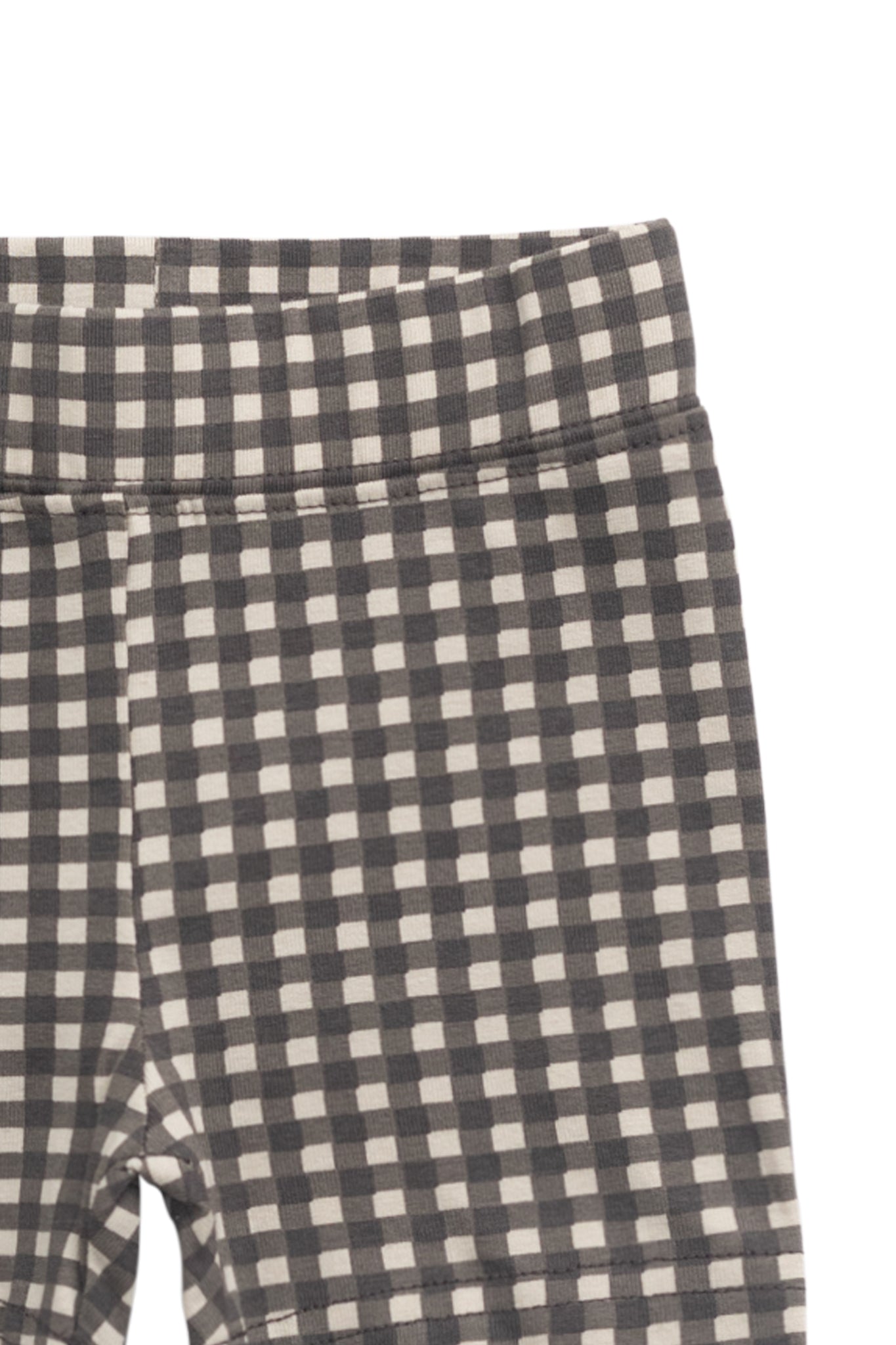 Organic Cotton Everyday Bike Short - Mini Gingham Bistre