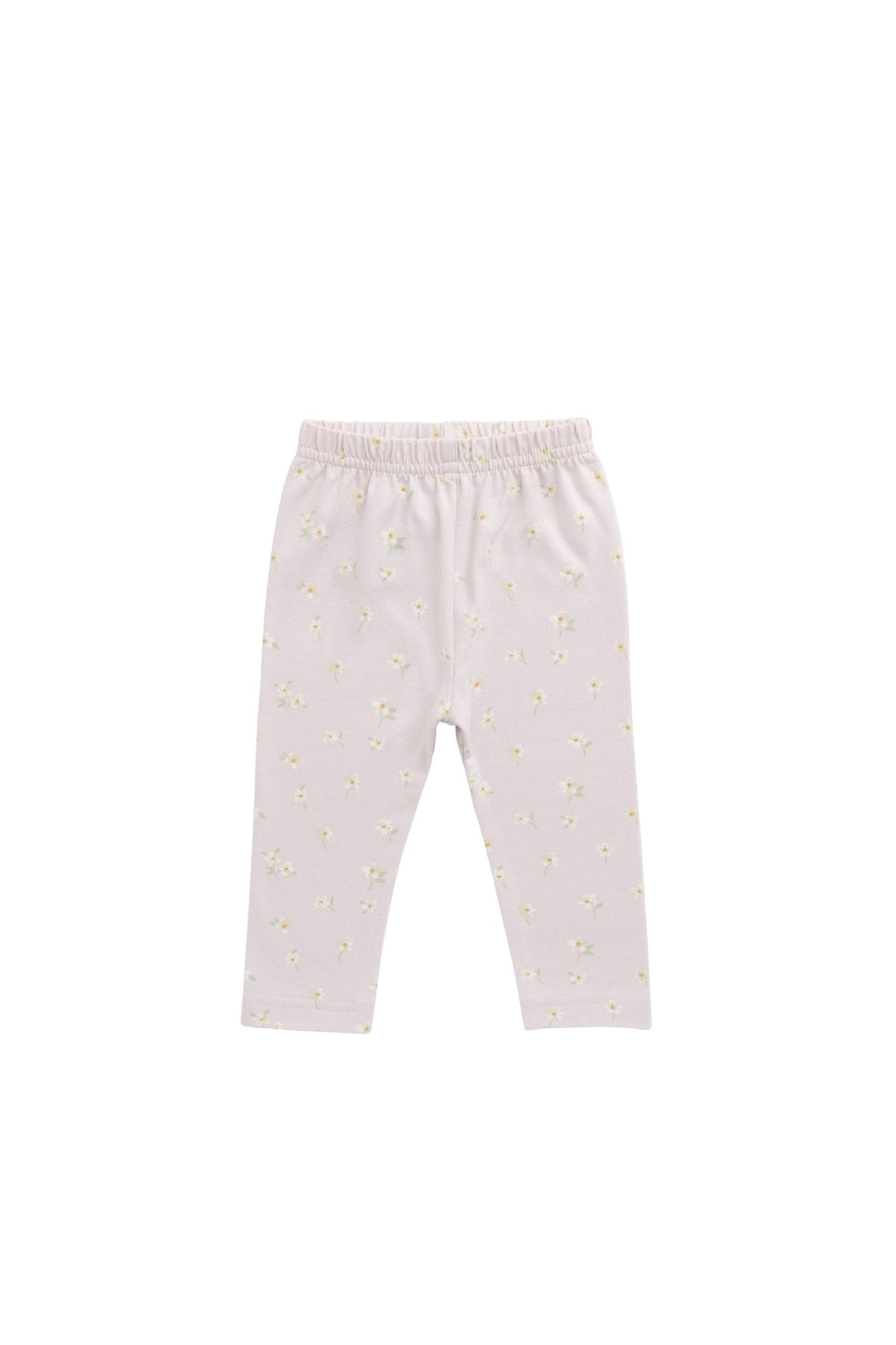 Organic Cotton Everyday Legging - Simple Flowers Lilac
