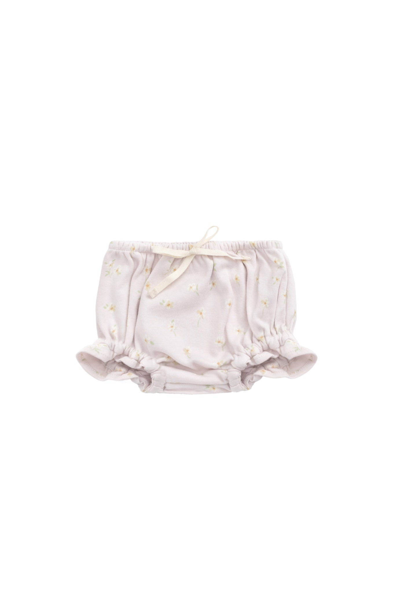 Organic Cotton Frill Bloomer - Simple Flowers Lilac