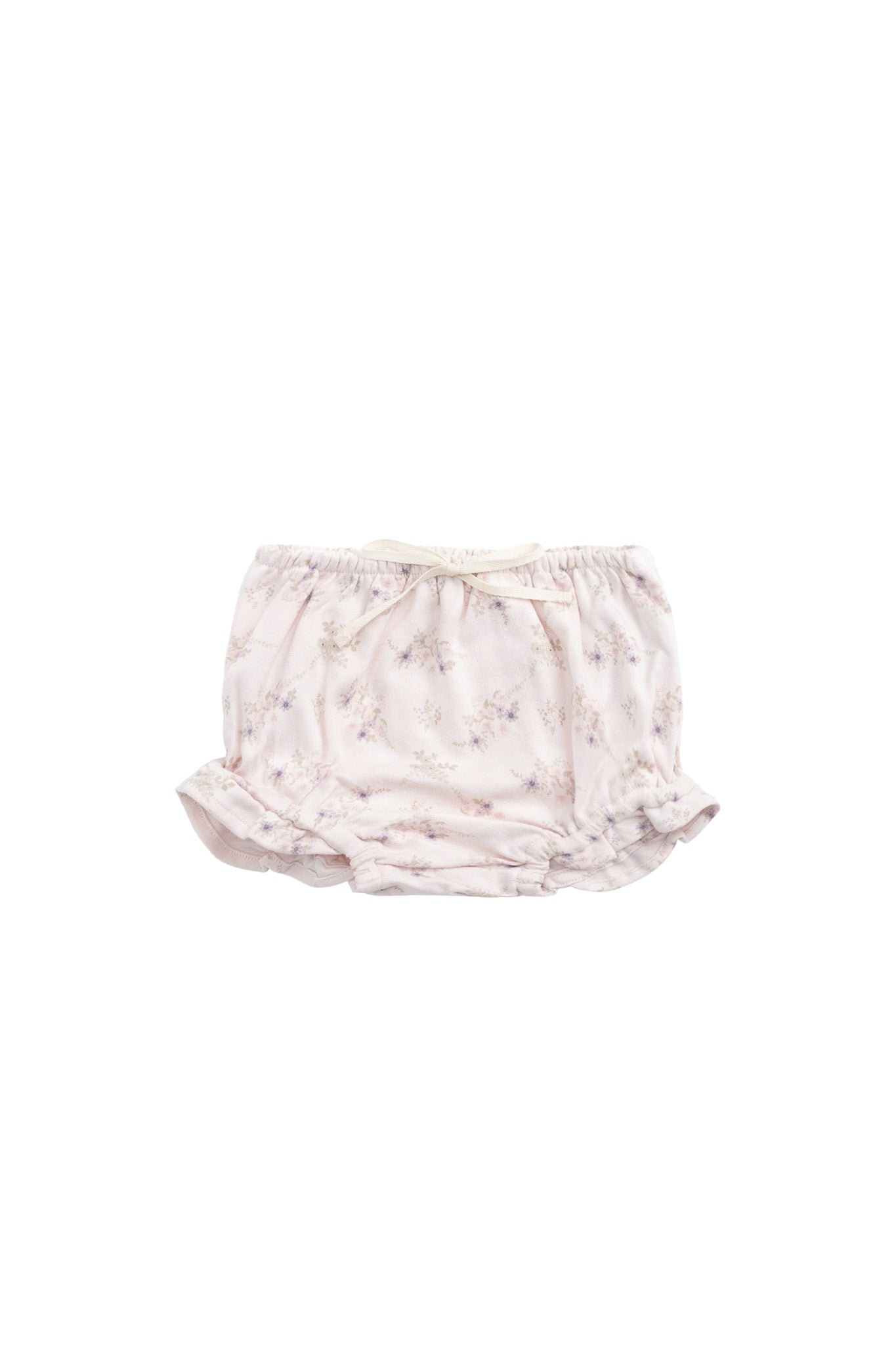 Organic Cotton Frill Bloomer - Sweet Pea Floral