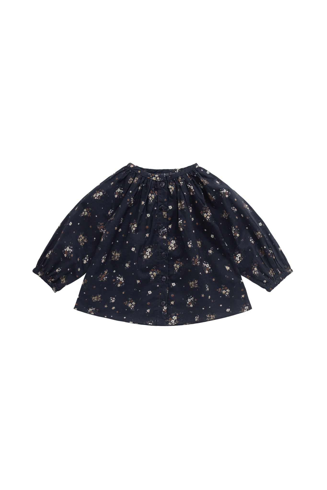 Organic Cotton Heather Blouse - Bouquet De Fleur