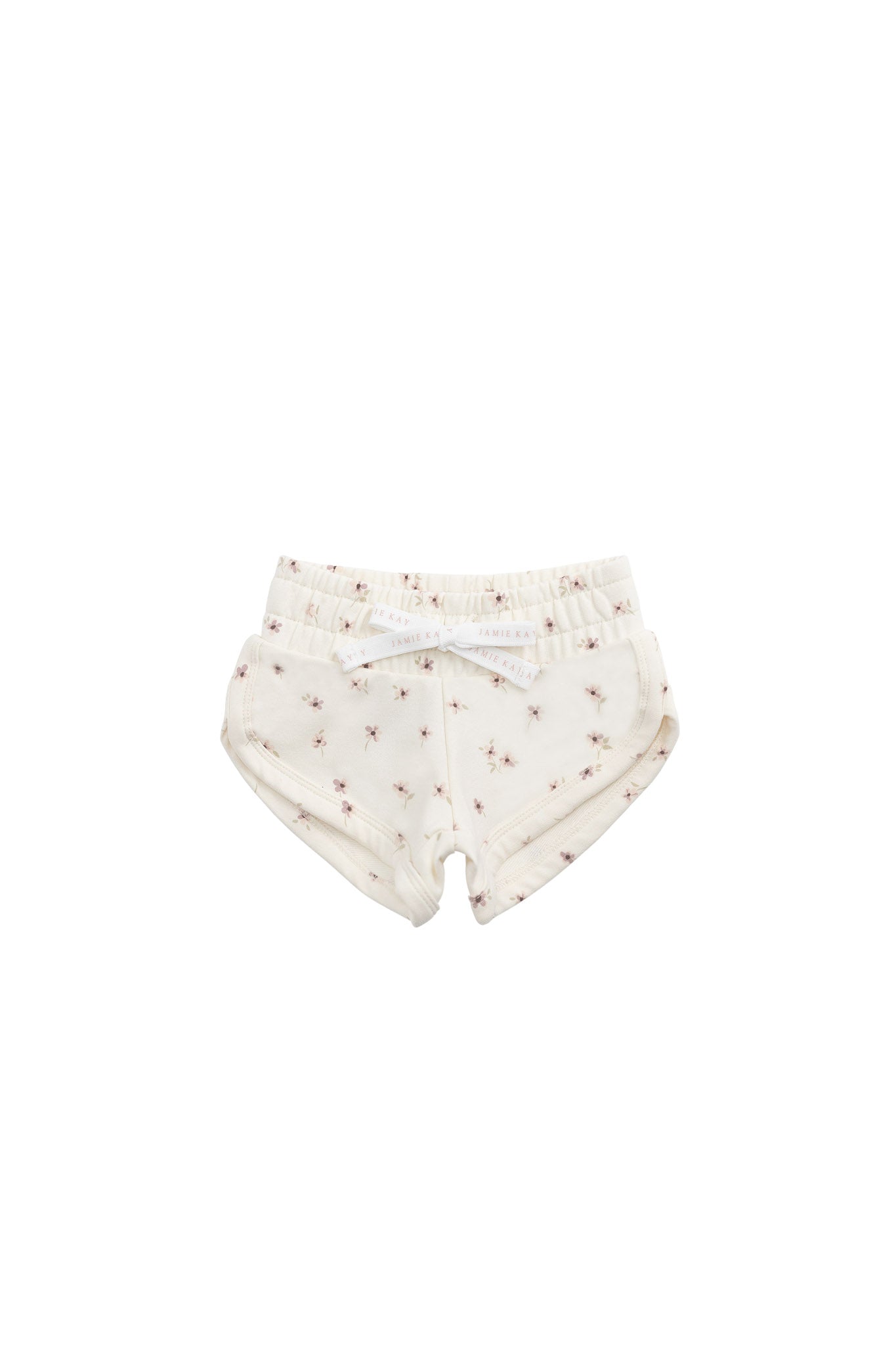 Organic Cotton Ivy Shortie - Simple Flowers Egret