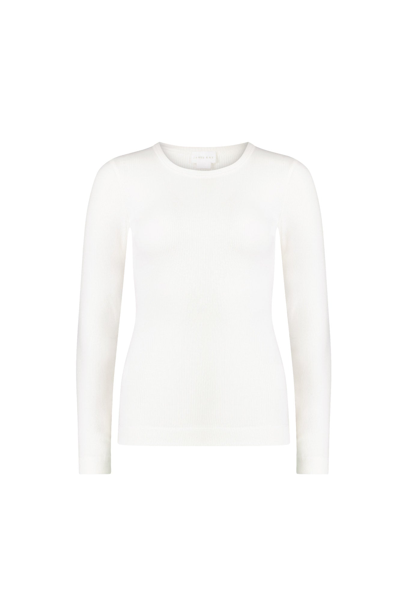 Organic Cotton Modal Womens Grace Long Sleeve Top - Plaster