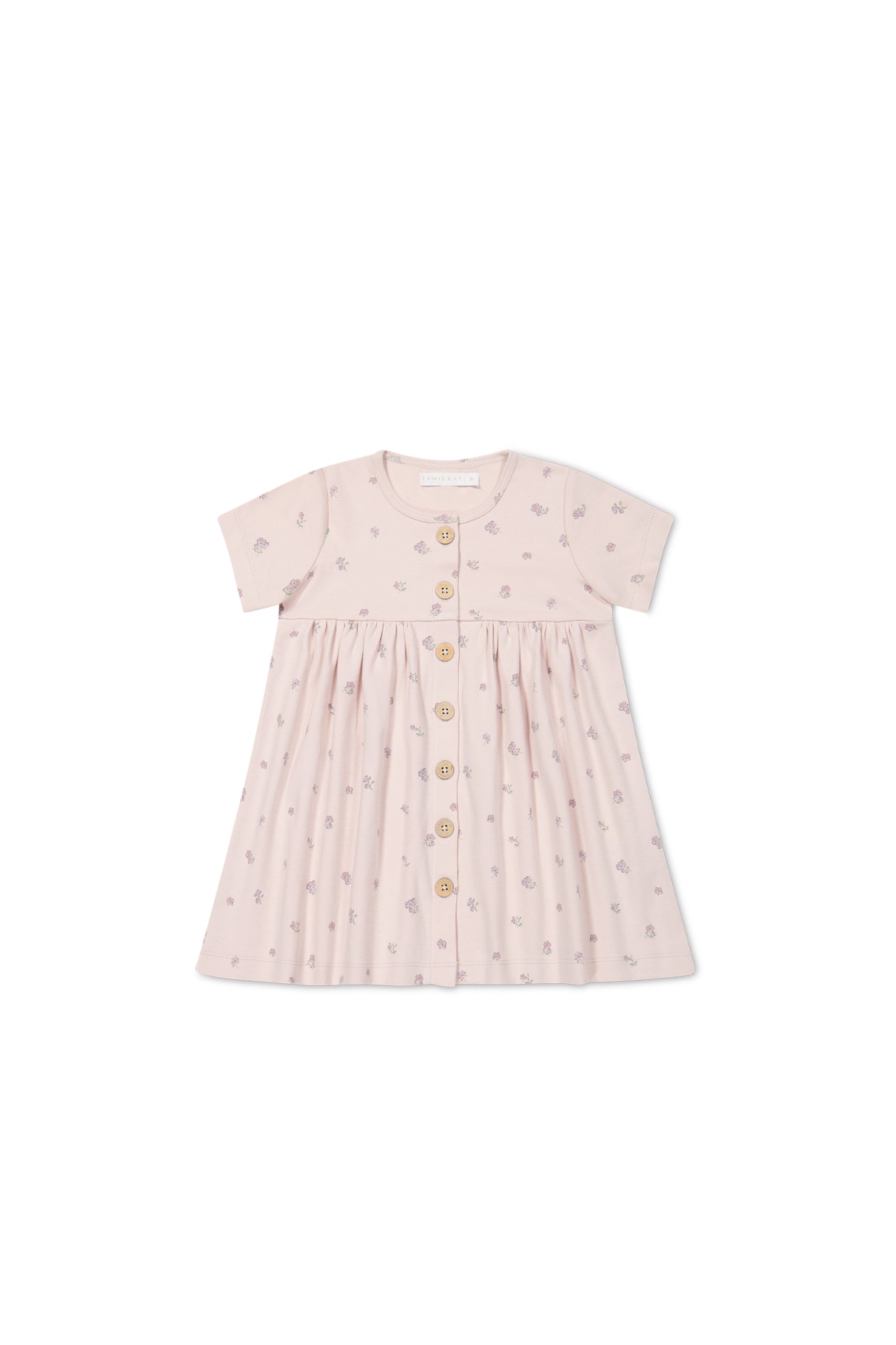 Organic Cotton Lola Dress - Meredith Violet