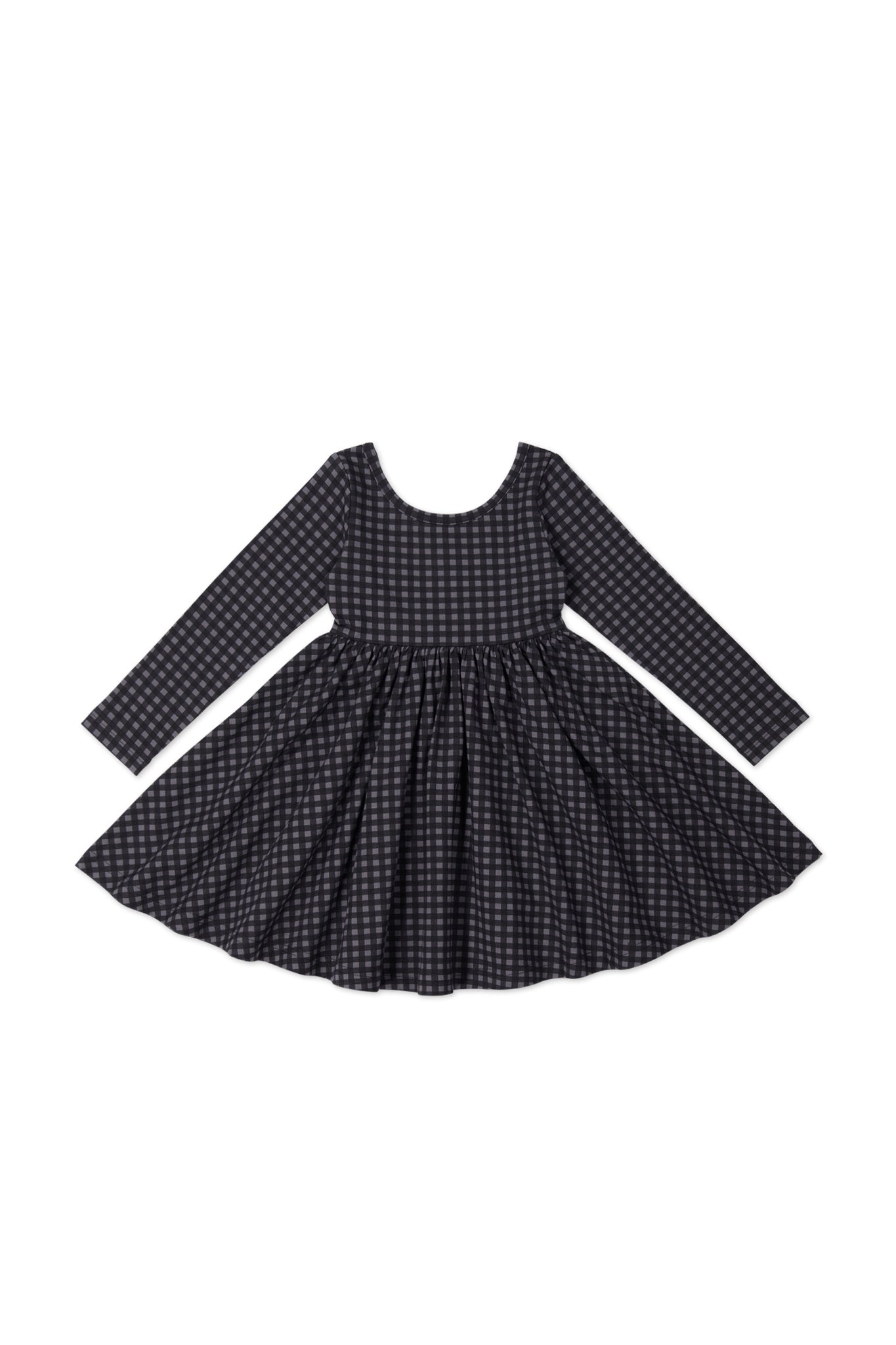 Organic Cotton Tallulah Dress - Gingham Night