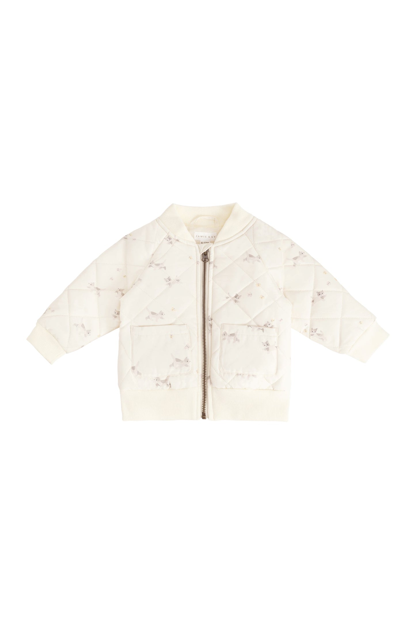 Cammy Jacket - Playful Kitten Whisper White