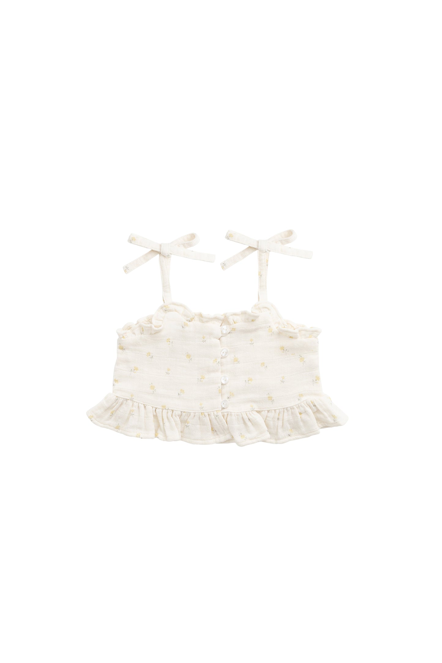 Organic Cotton Muslin Mirabel Top - Vintage Ditsy