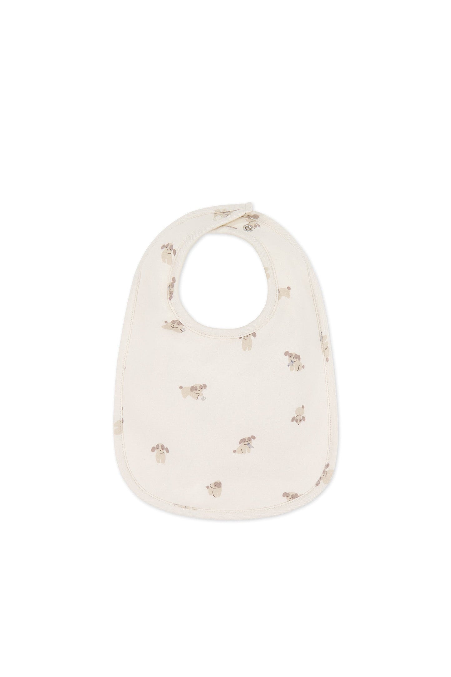 Organic Cotton Bib - Sasha Puppy Tofu