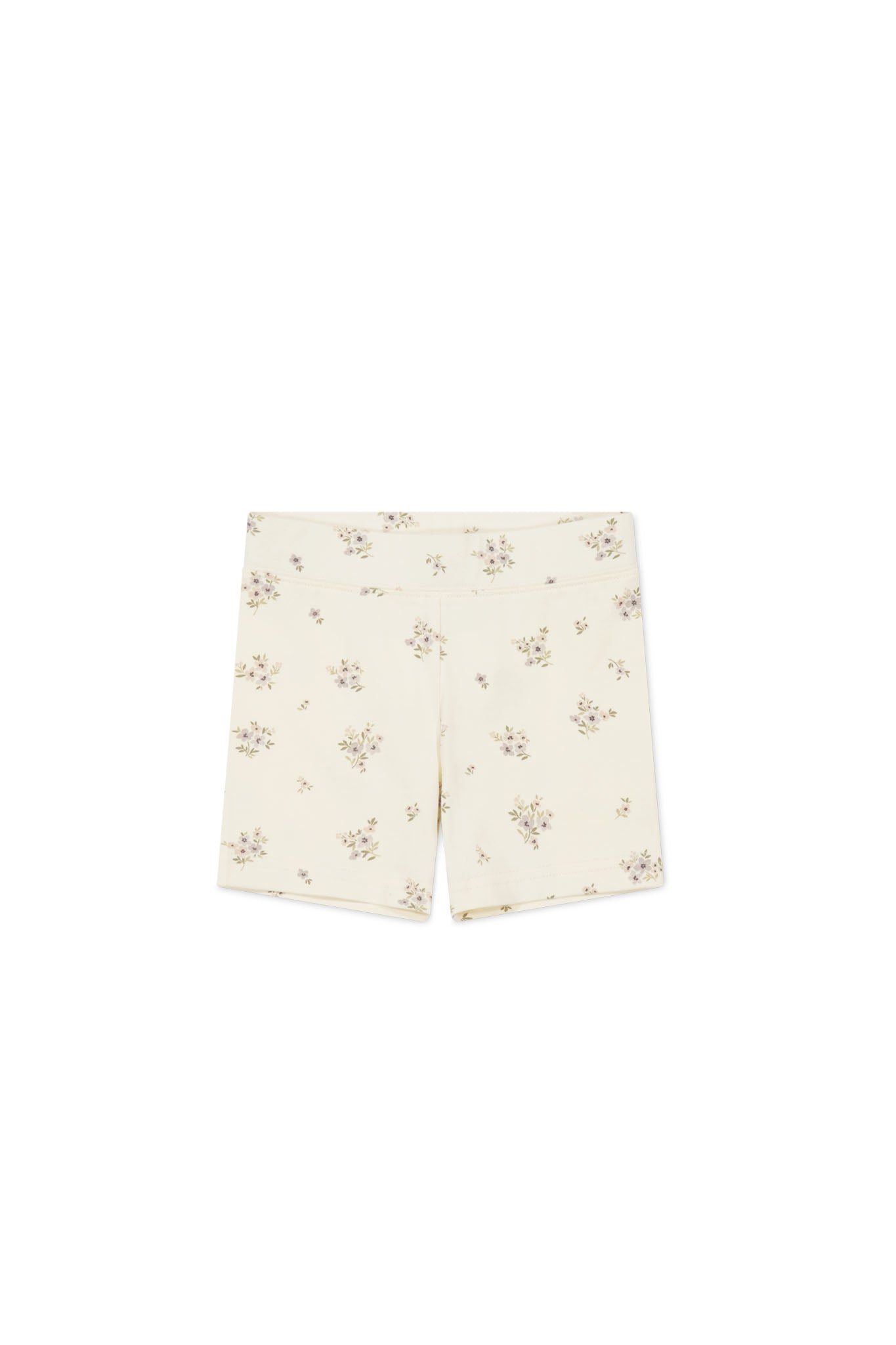 Organic Cotton Everyday Bike Short - Goldie Bouquet Egret