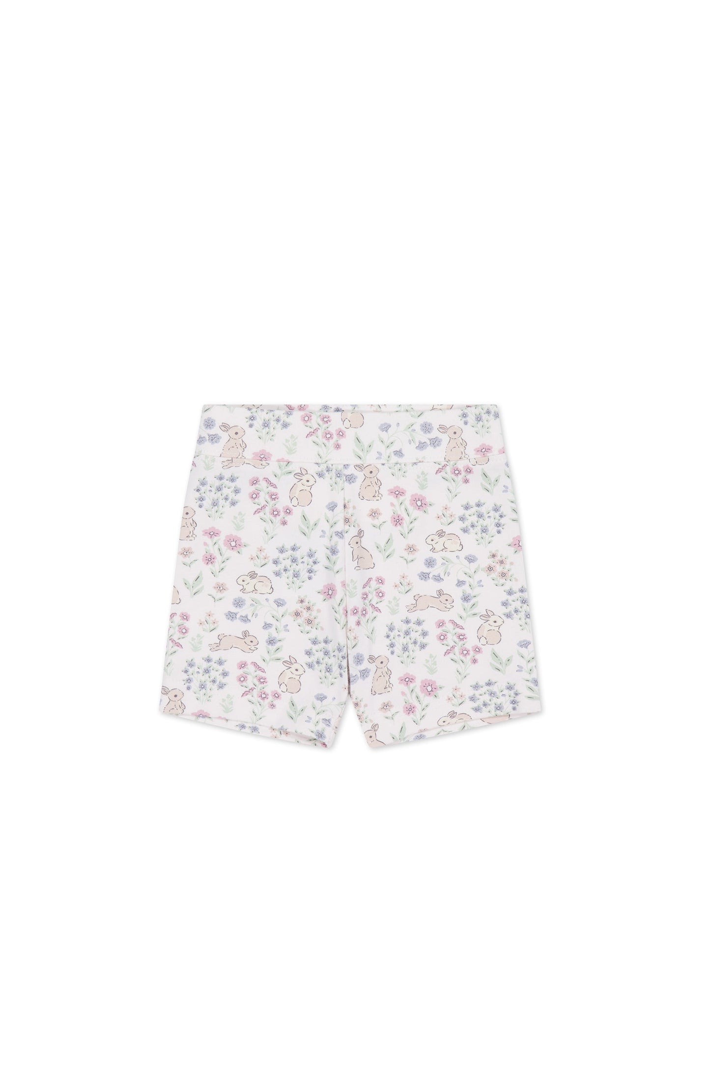 Organic Cotton Everyday Bike Short - Penny's Egg Hunt Parisian Pink