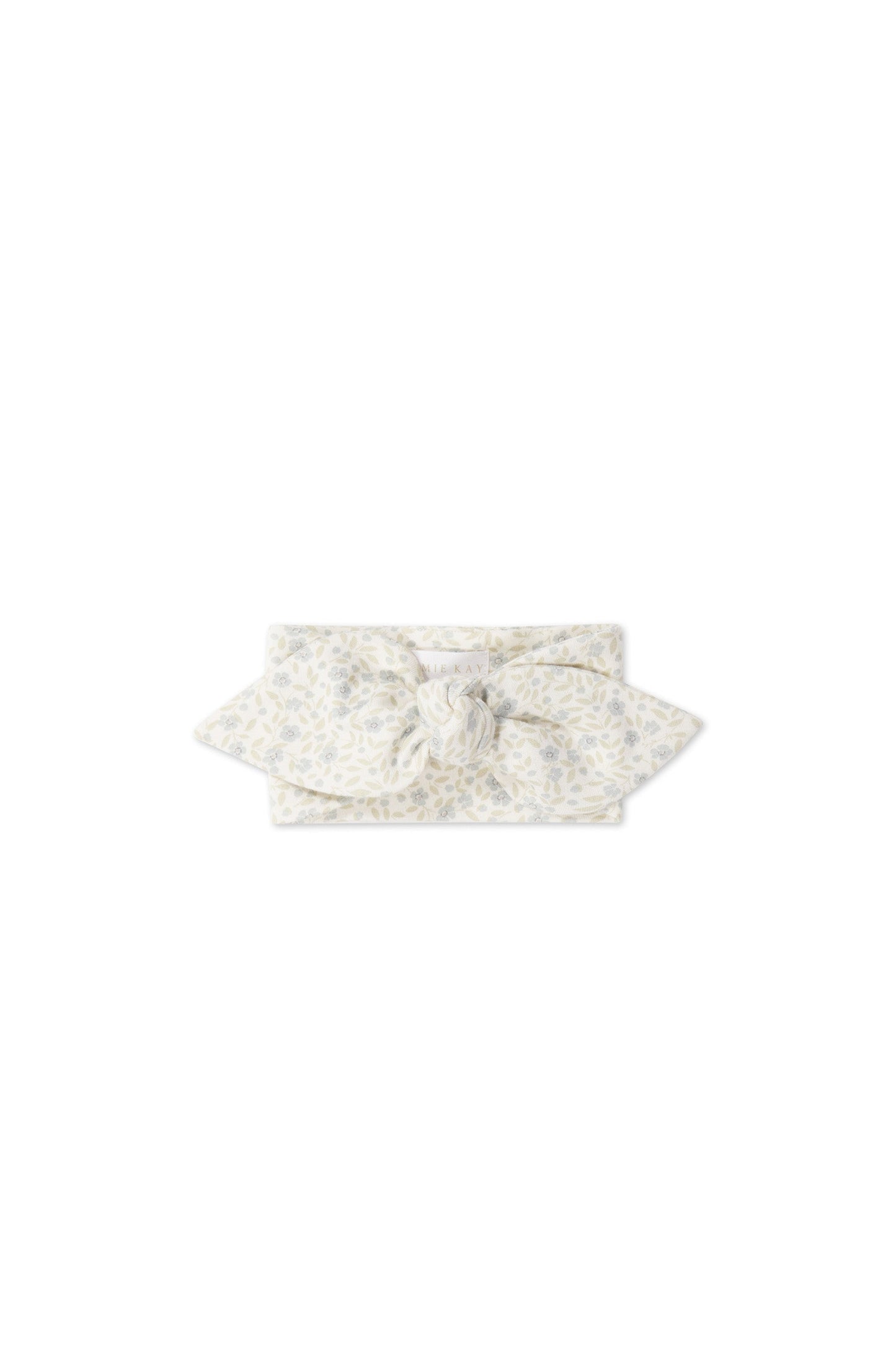 Organic Cotton Headband - Elodie Whisper White