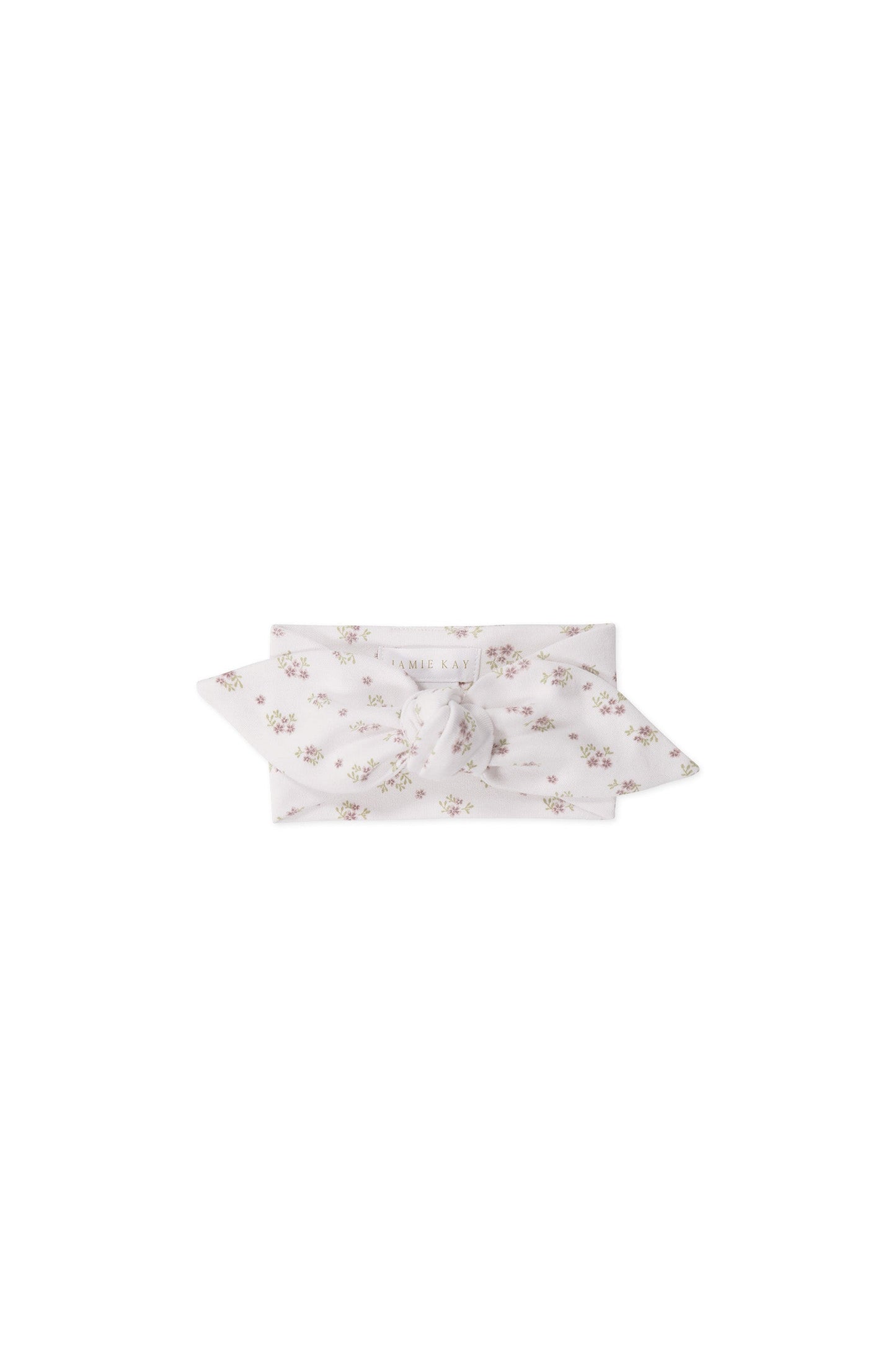Organic Cotton Headband - Rose Floral Pink