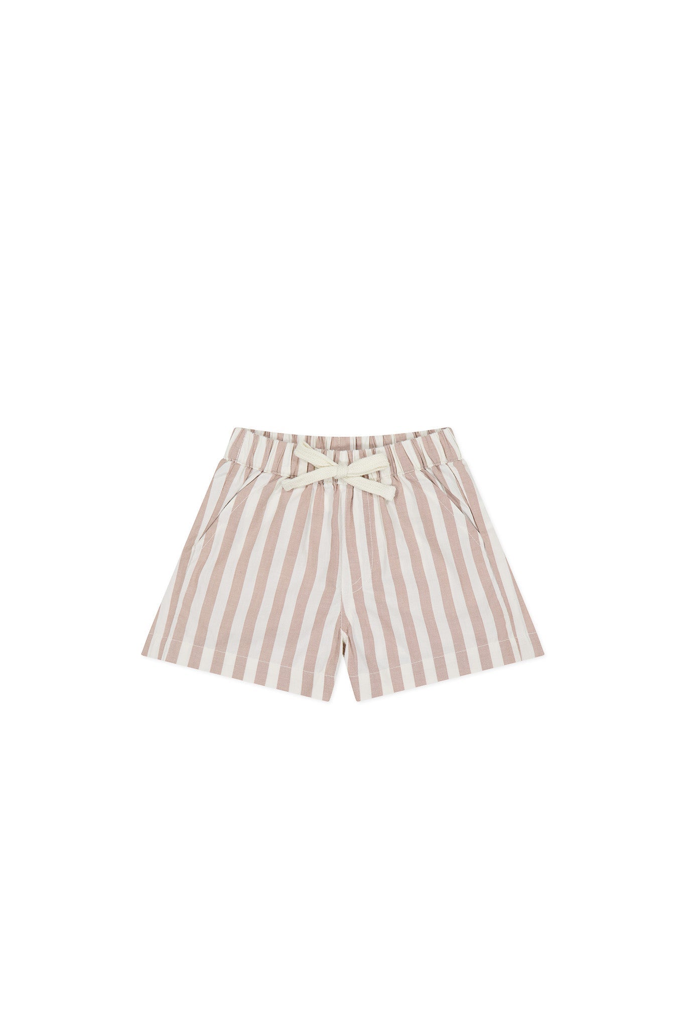 Organic Cotton Louis Short - Vertical Stripe Tiger/Cloud