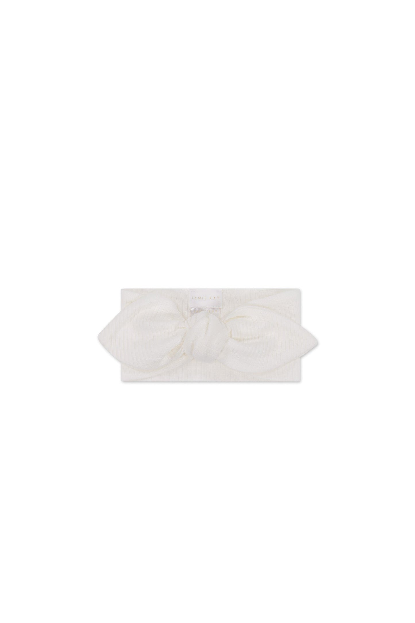 Organic Cotton Modal Lilian Headband - Milk