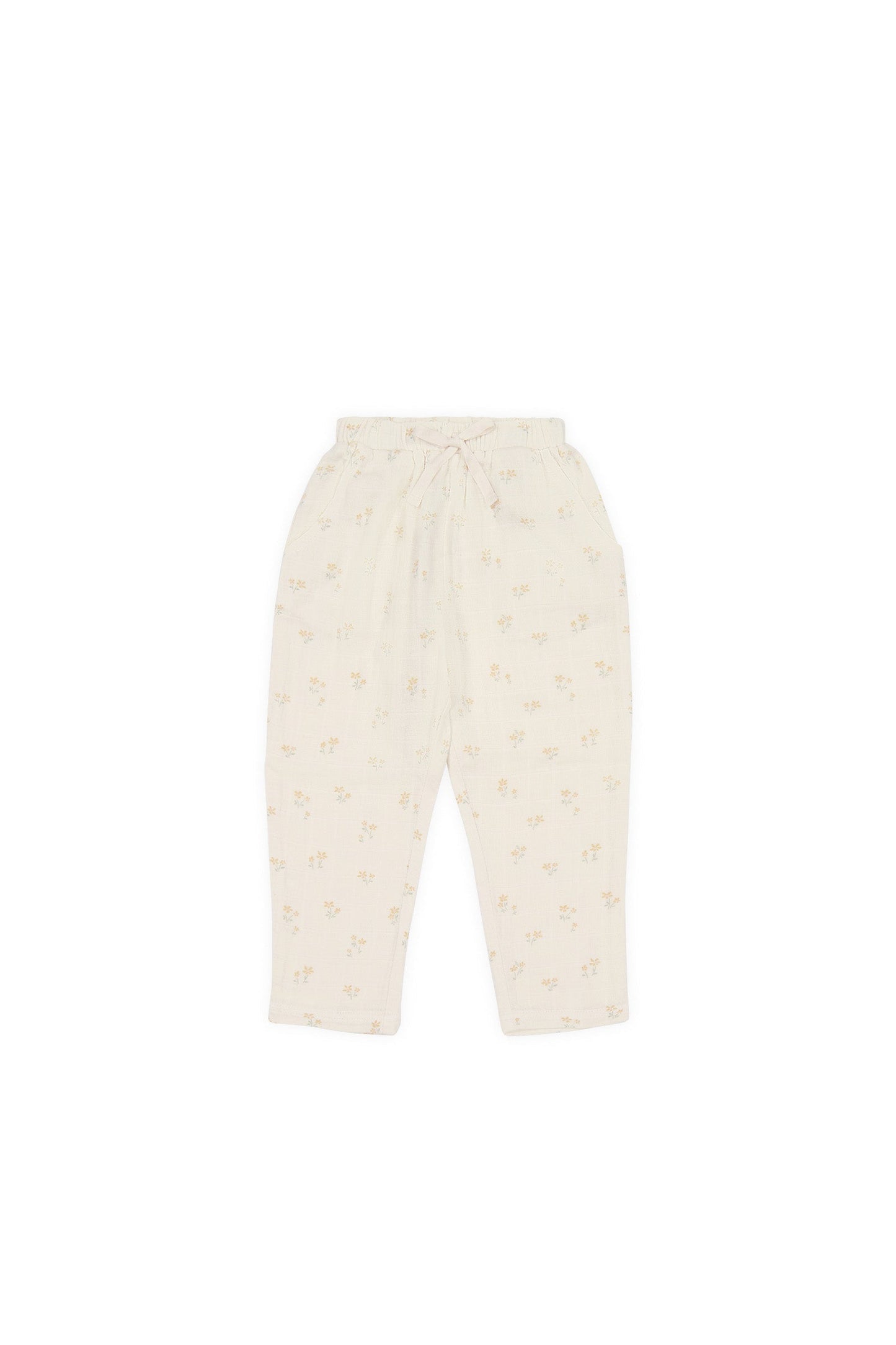 Organic Cotton Muslin Cordelia Pant - Pauline Chamomile
