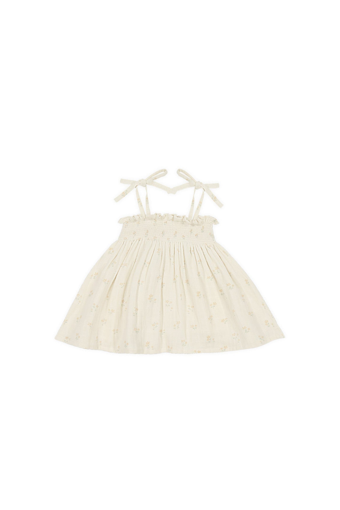 Organic Cotton Muslin Ellie Top - Pauline Chamomile