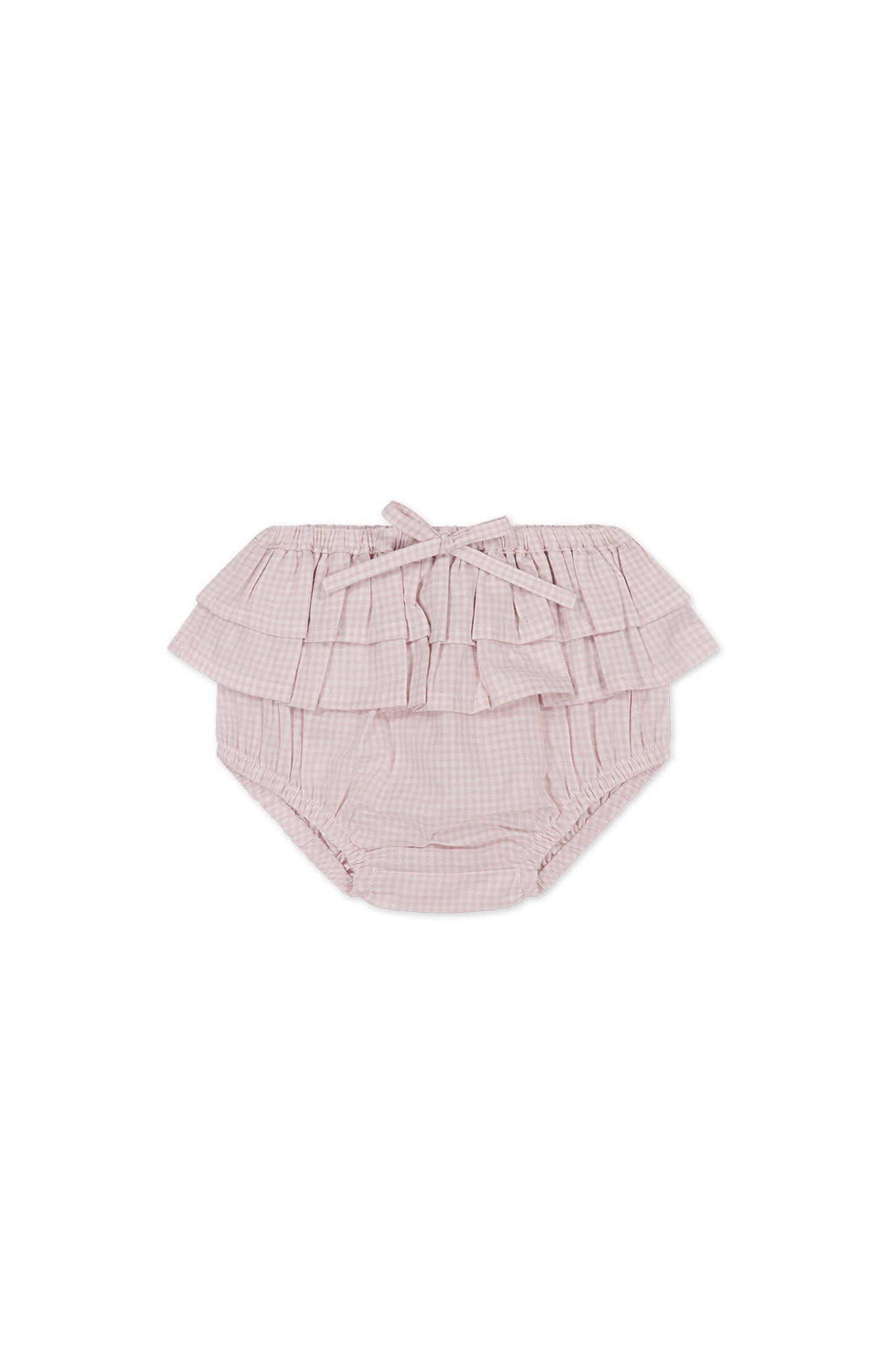 Organic Cotton Sydney Bloomer - Mini Woven Gingham Violet