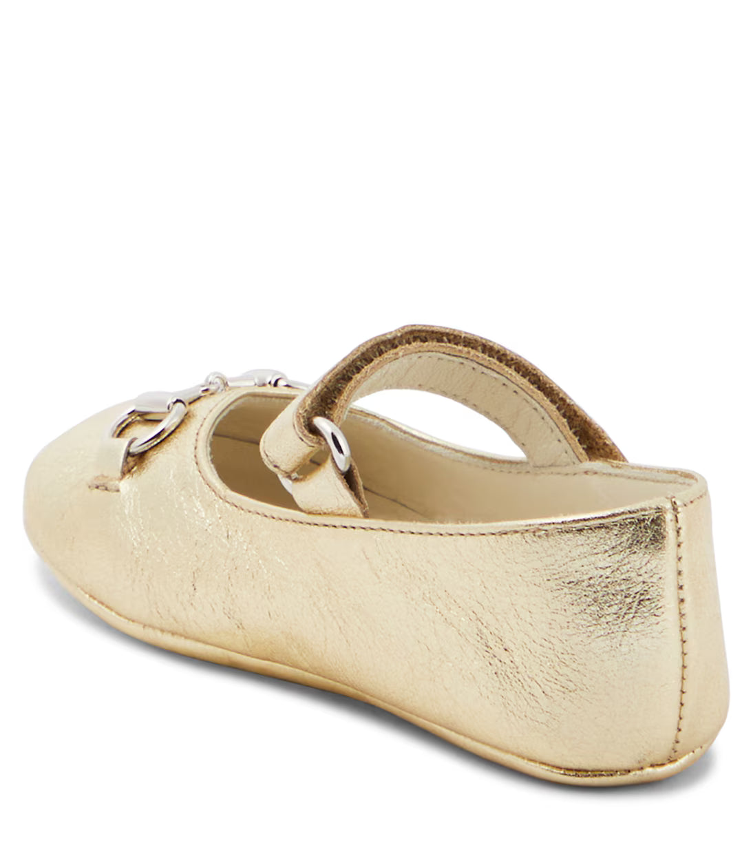 Baby Horsebit leather ballet flats