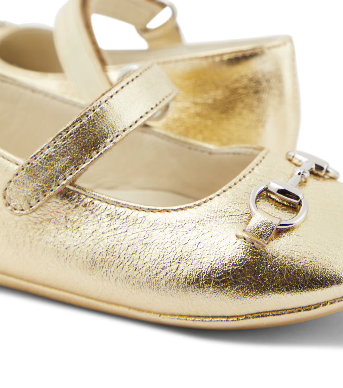 Baby Horsebit leather ballet flats
