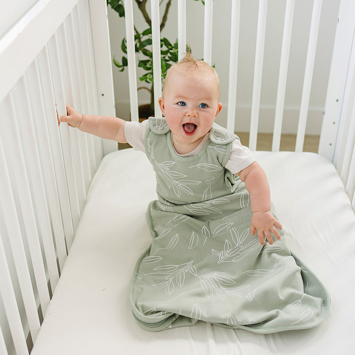 4 Season® Ultimate Baby Sleep Bag, Merino Wool & Organic Cotton, Sage