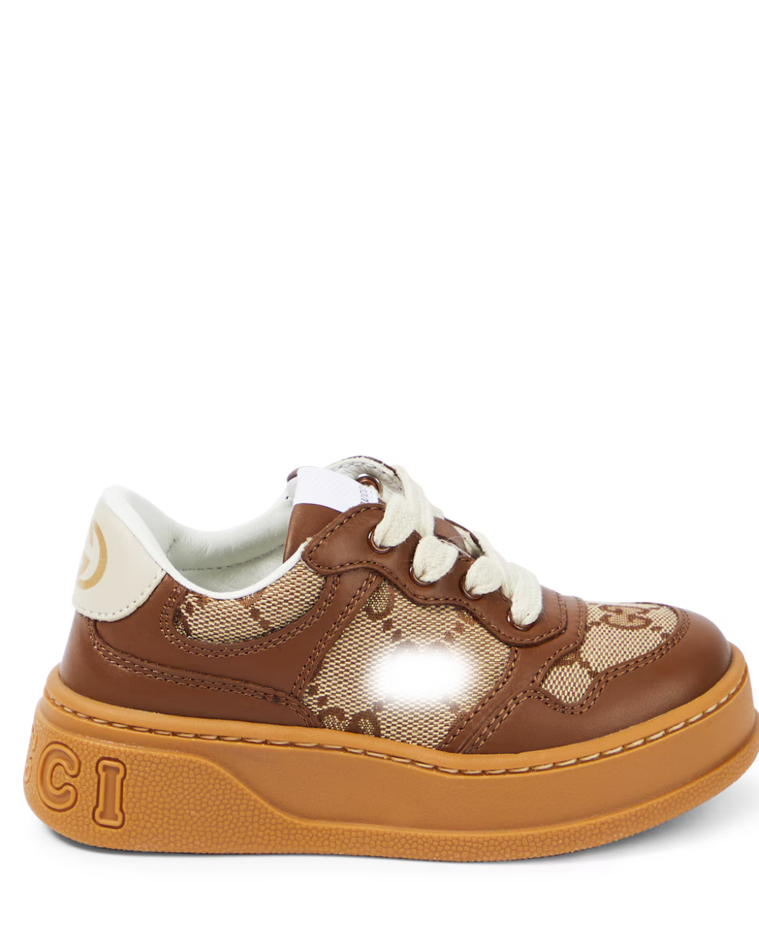 Chunky B leather sneakers