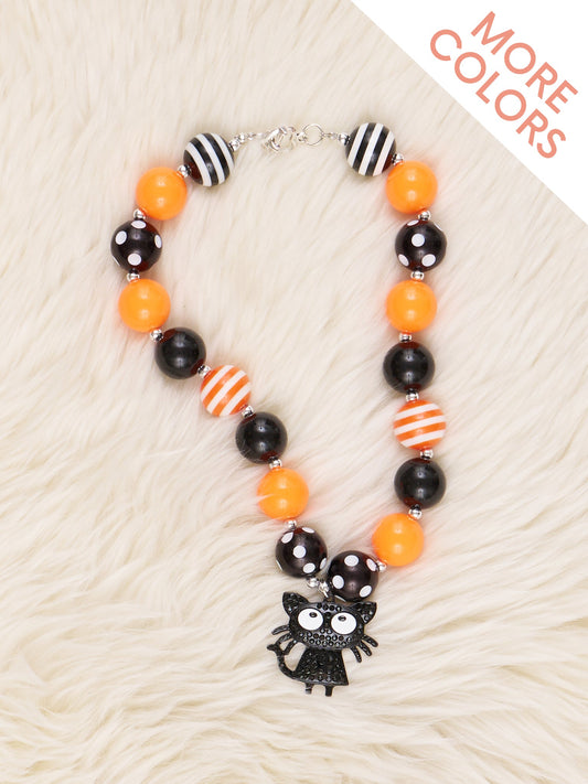 Halloween Charm Bubblegum Necklace