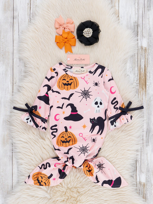 Pumpkins, Paws & Potions Knot Gown