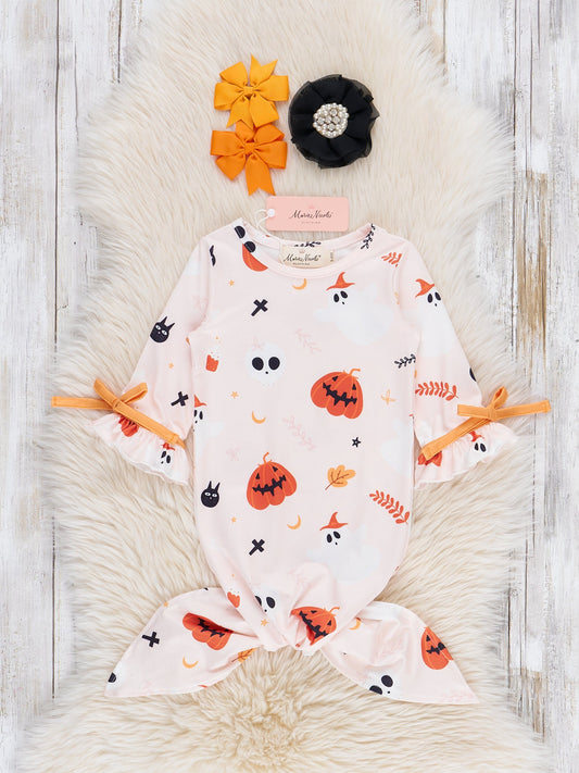 Spooky Snuggle Knot Gown