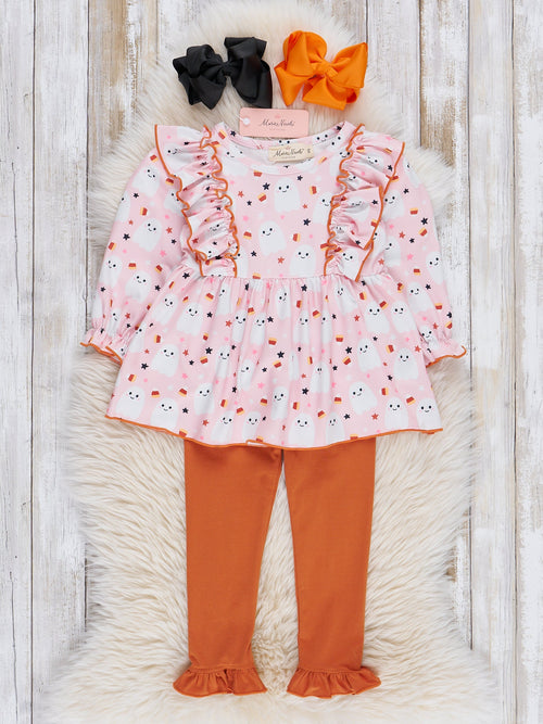 Happy Halloween Ruffle Outfit