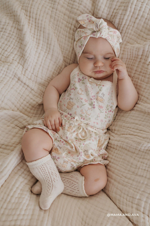 Organic Cotton Frill Bloomer - Moons Garden