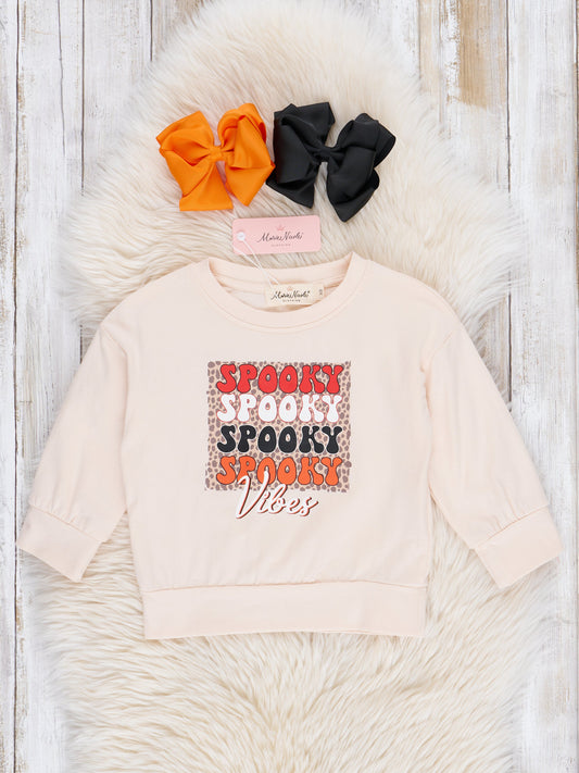 Spookiest Vibes Cream Crew Neck