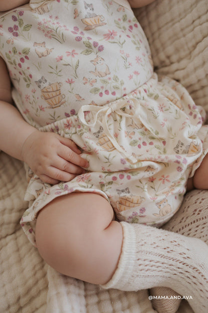Organic Cotton Frill Bloomer - Moons Garden